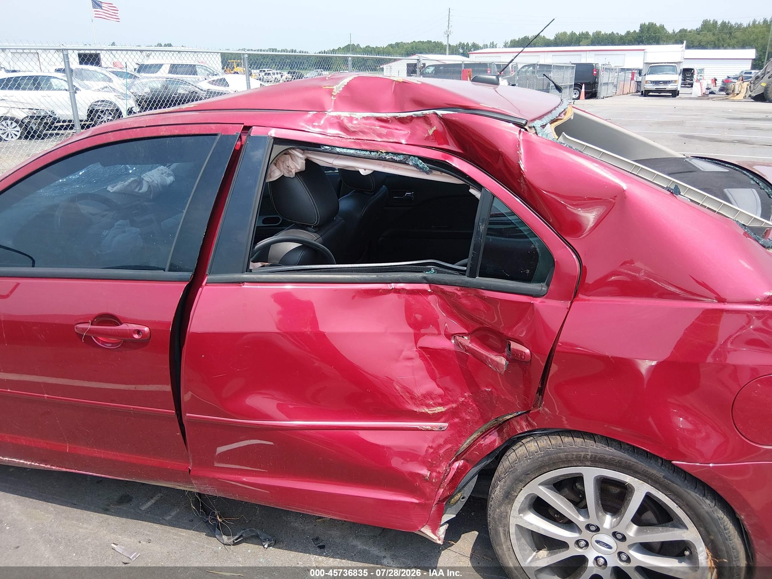 2009 Ford Fusion Se Red vin: 3FAHP07Z39R152151