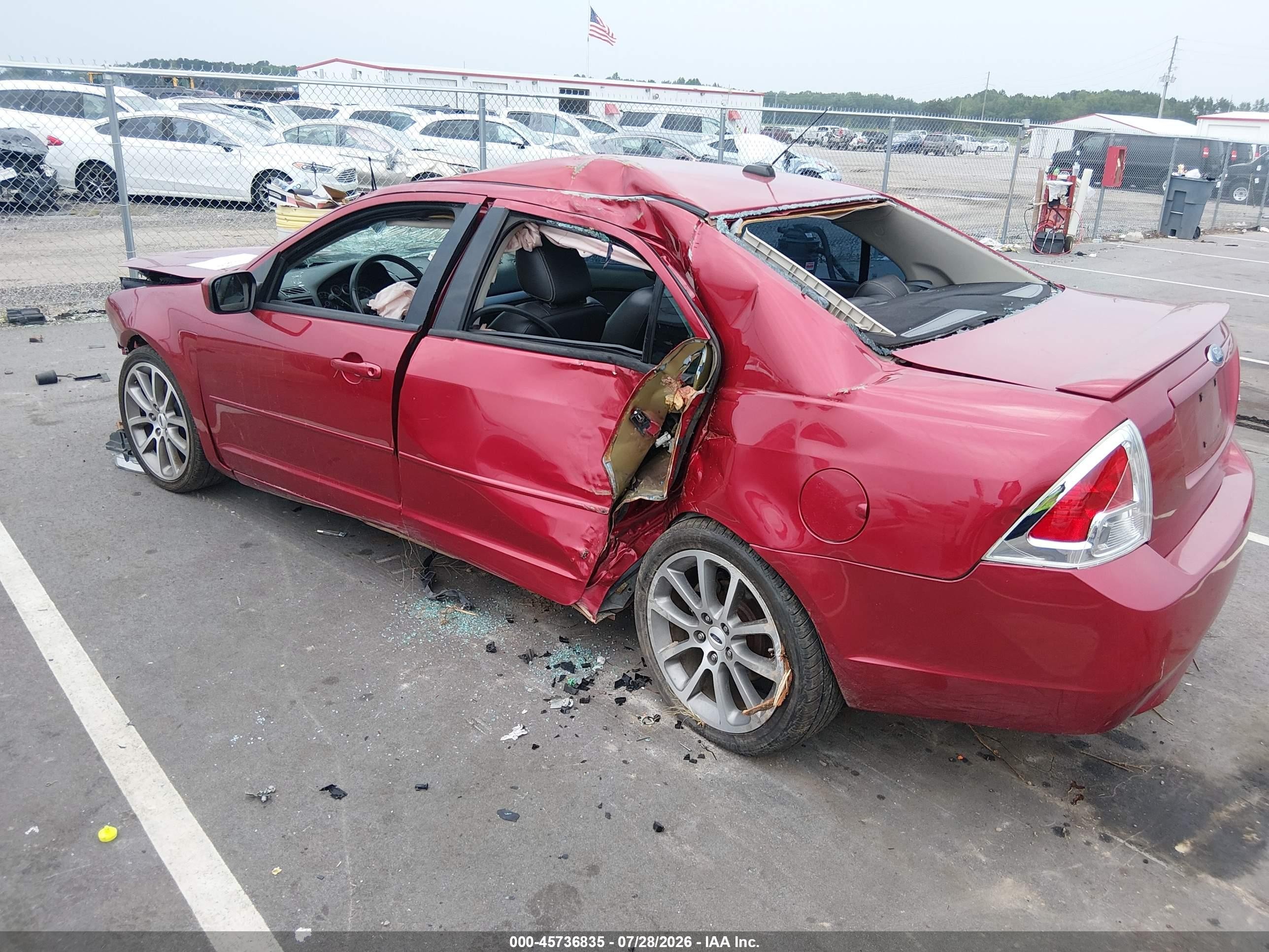 2009 Ford Fusion Se Red vin: 3FAHP07Z39R152151