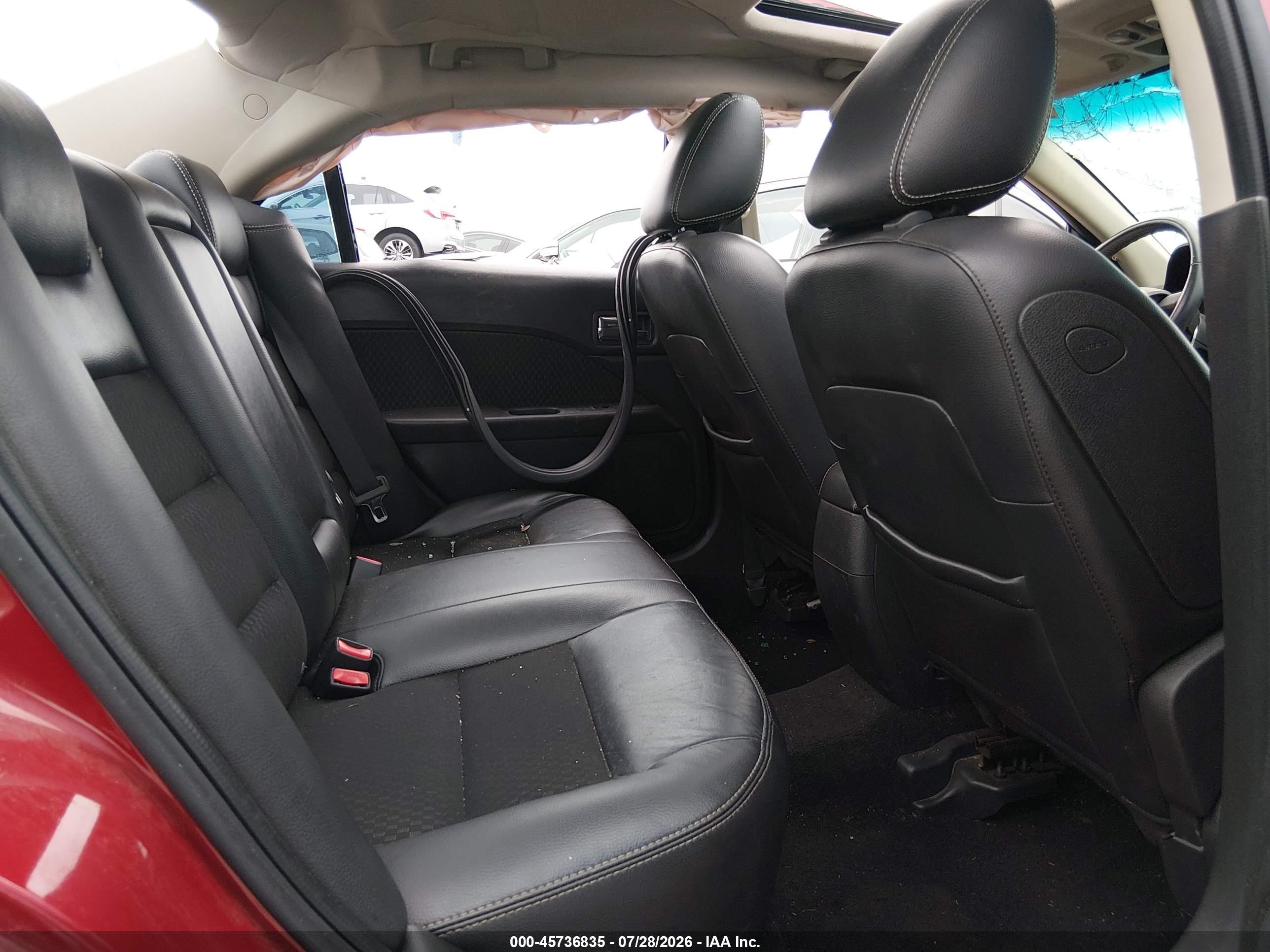 2009 Ford Fusion Se Red vin: 3FAHP07Z39R152151