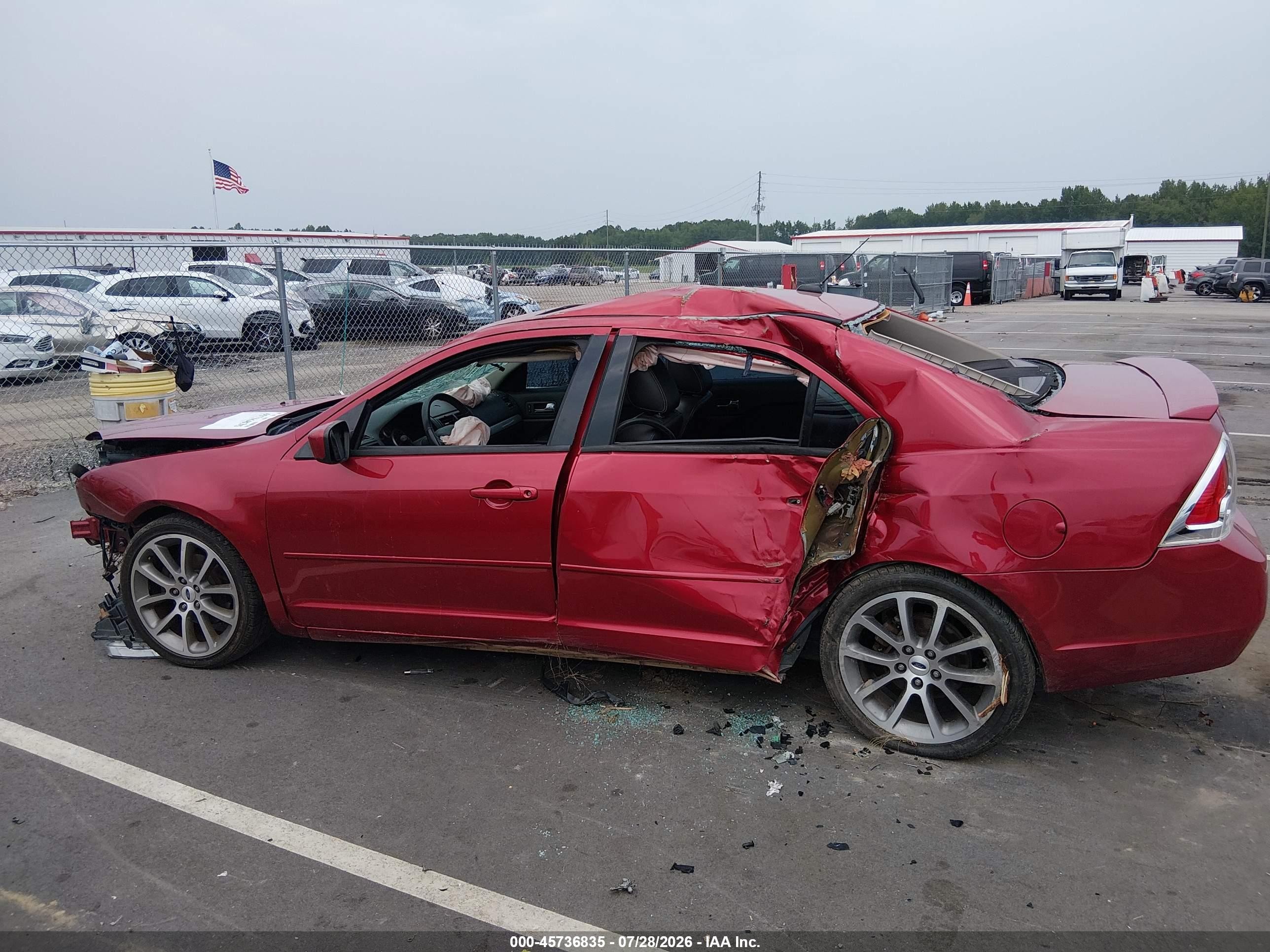 2009 Ford Fusion Se Red vin: 3FAHP07Z39R152151