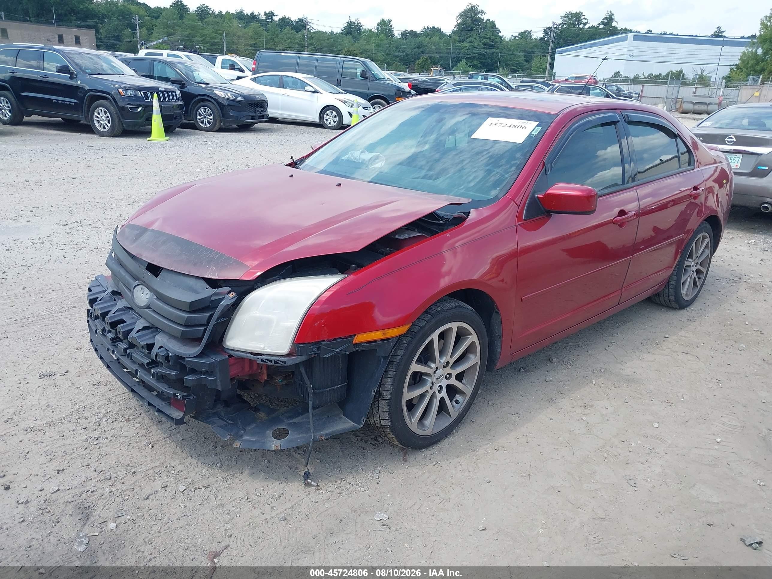 2009 Ford Fusion Se Red vin: 3FAHP07Z39R165613