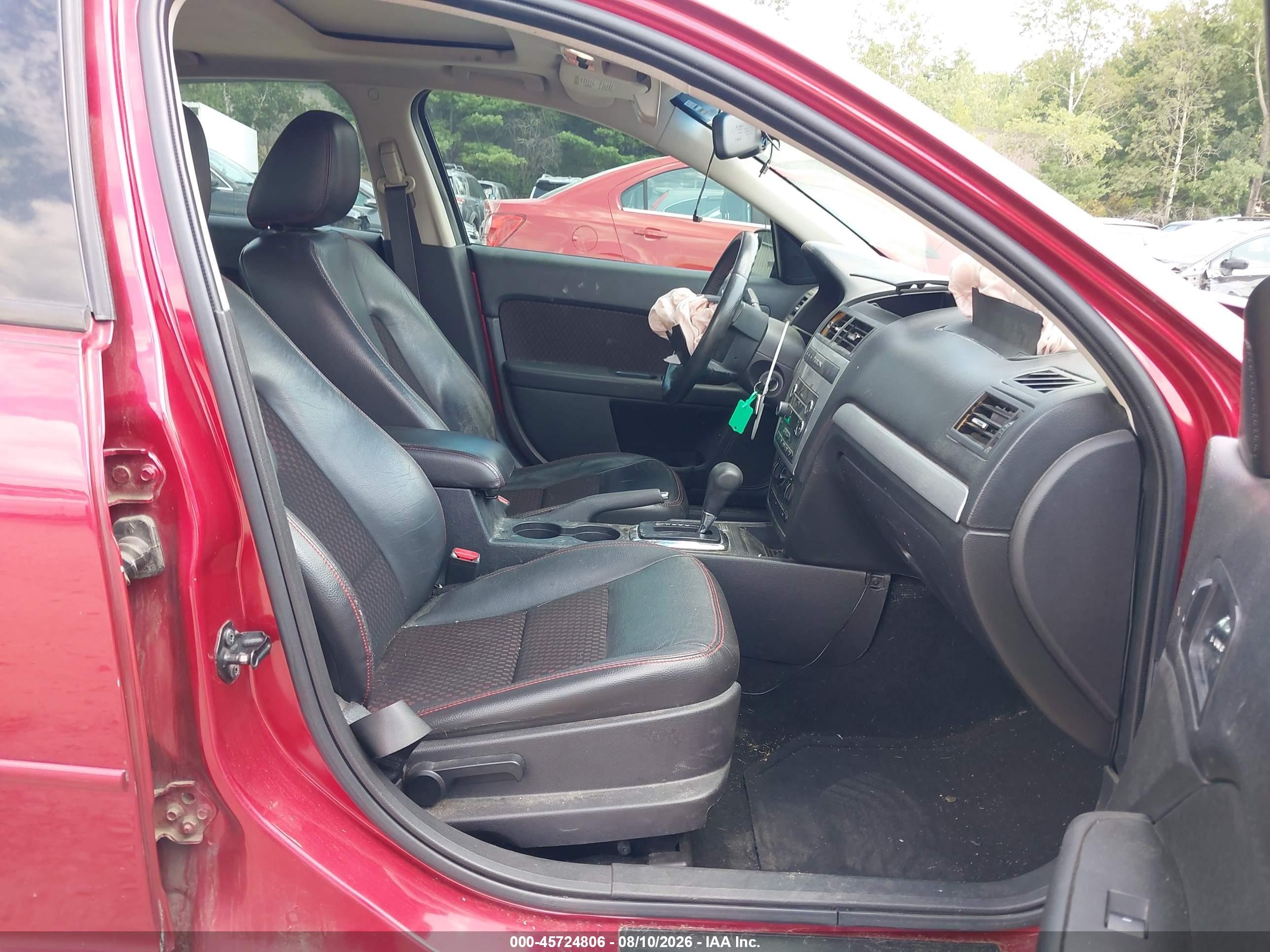 2009 Ford Fusion Se Red vin: 3FAHP07Z39R165613