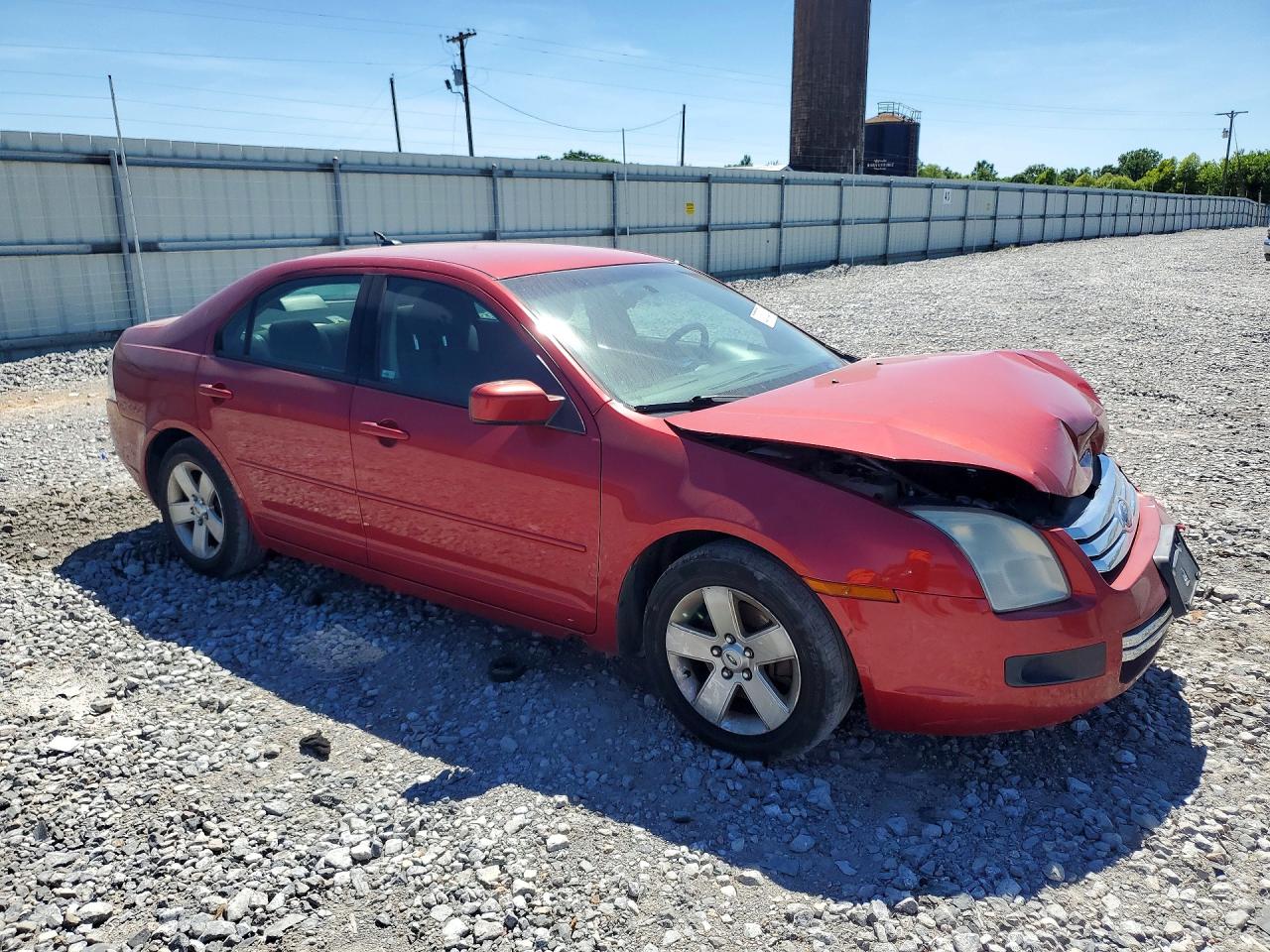 2009 Ford Fusion Se Red vin: 3FAHP07Z39R187823