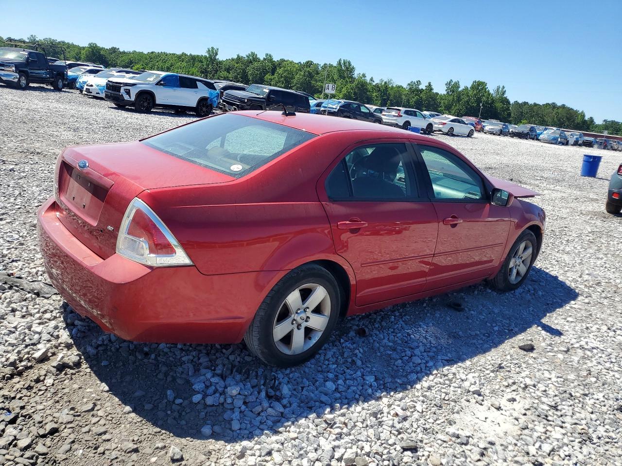 2009 Ford Fusion Se Red vin: 3FAHP07Z39R187823