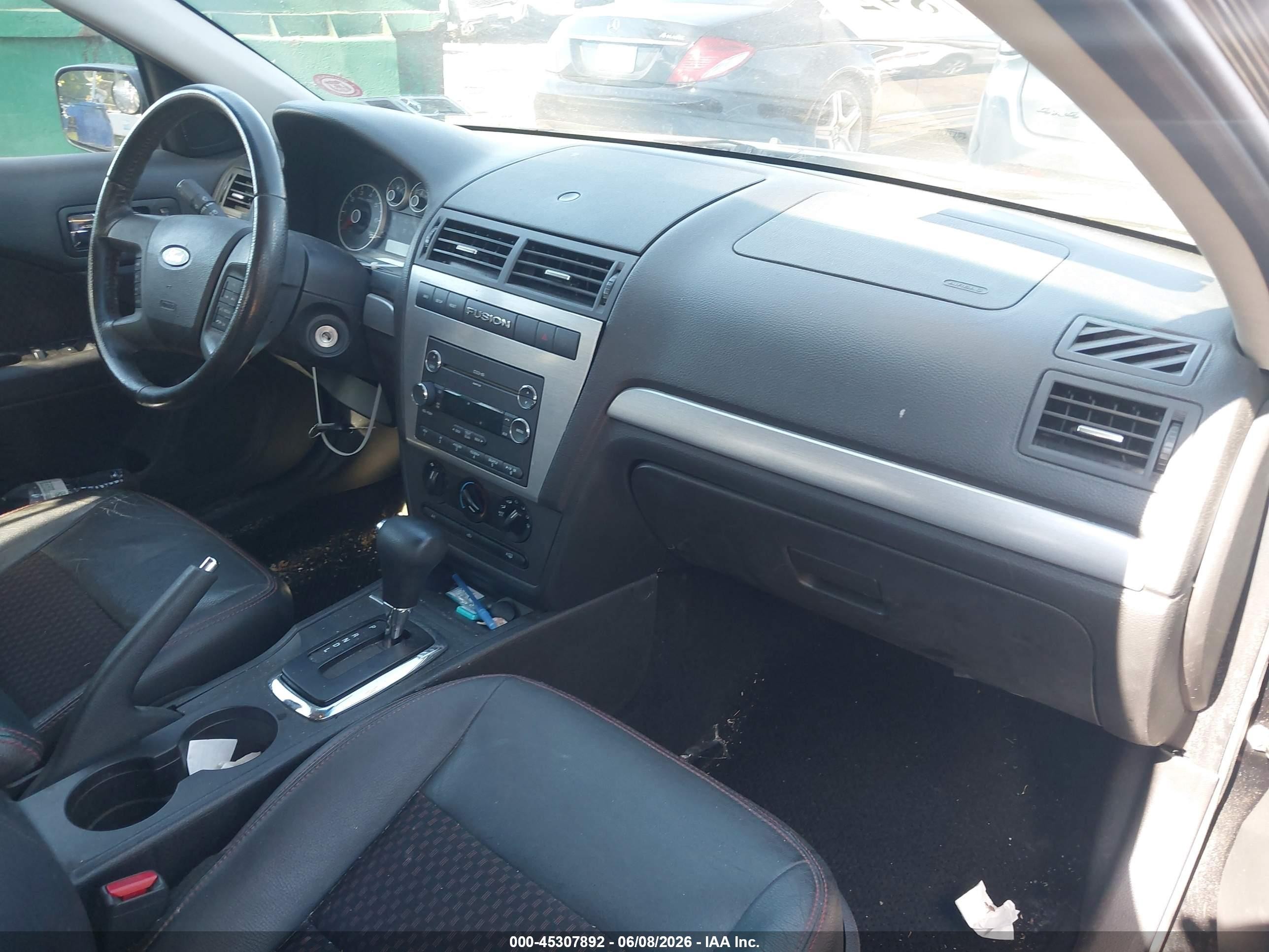 2009 Ford Fusion Se Black vin: 3FAHP07Z39R197803