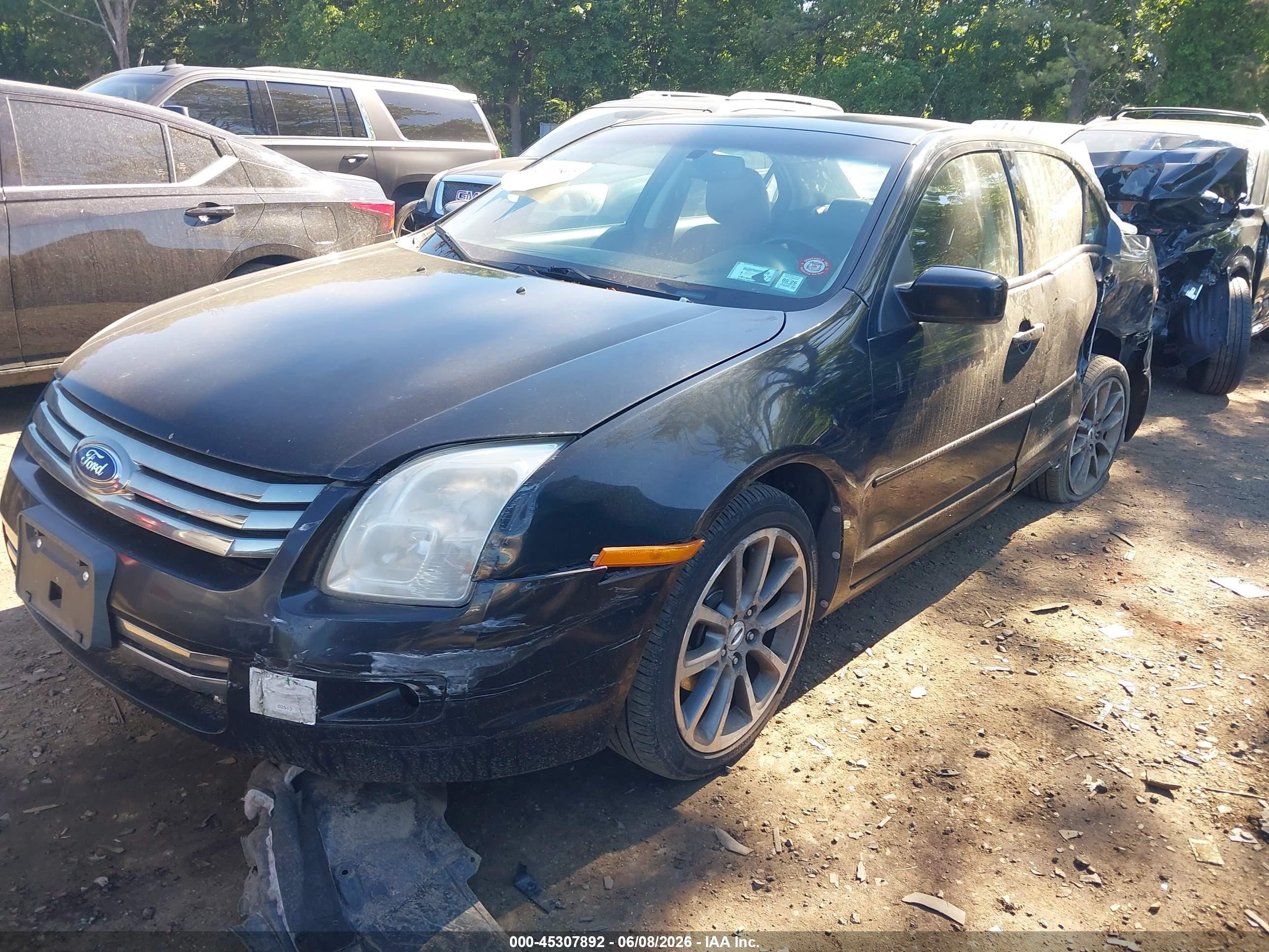 2009 Ford Fusion Se Black vin: 3FAHP07Z39R197803