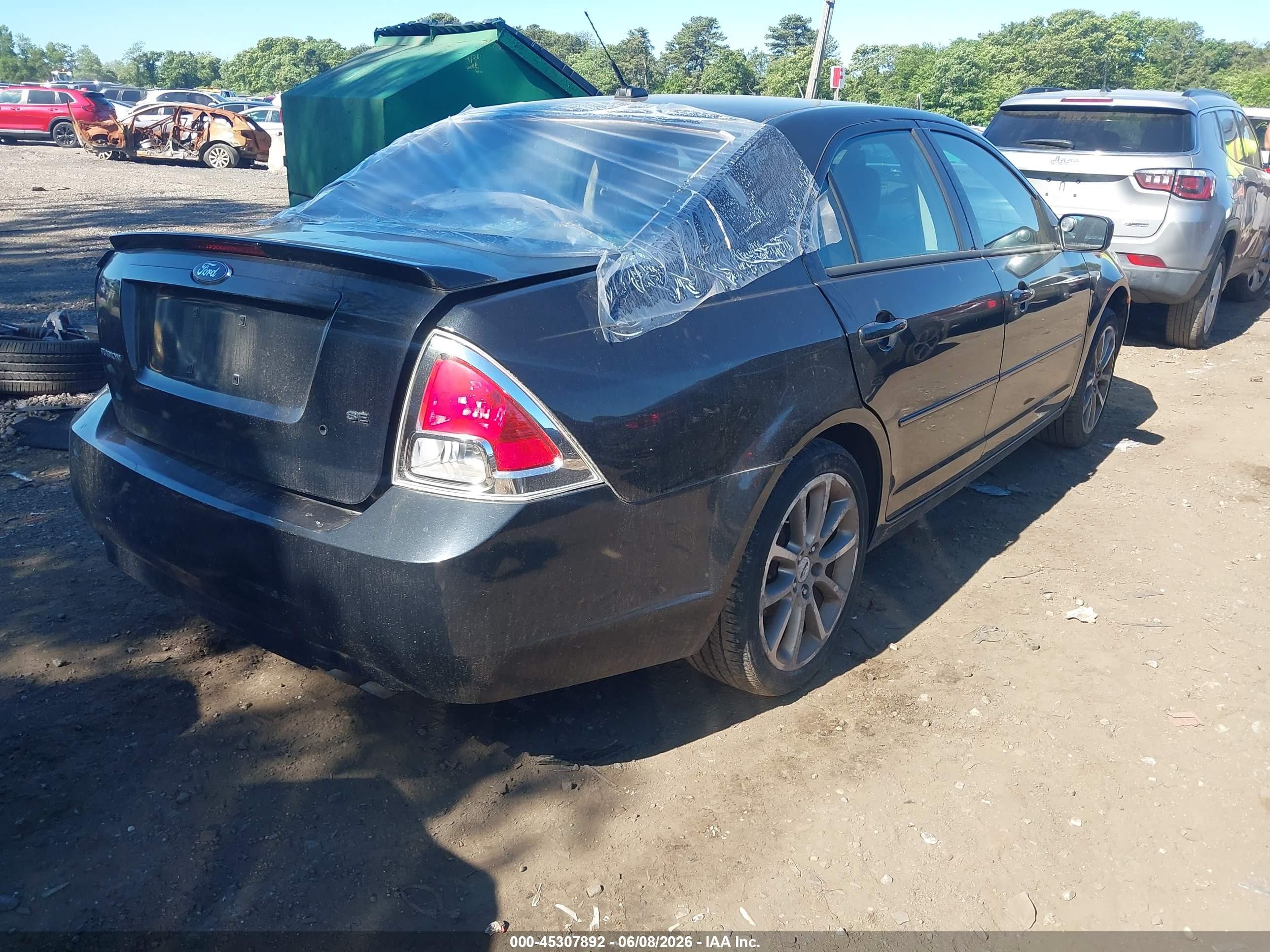 2009 Ford Fusion Se Black vin: 3FAHP07Z39R197803