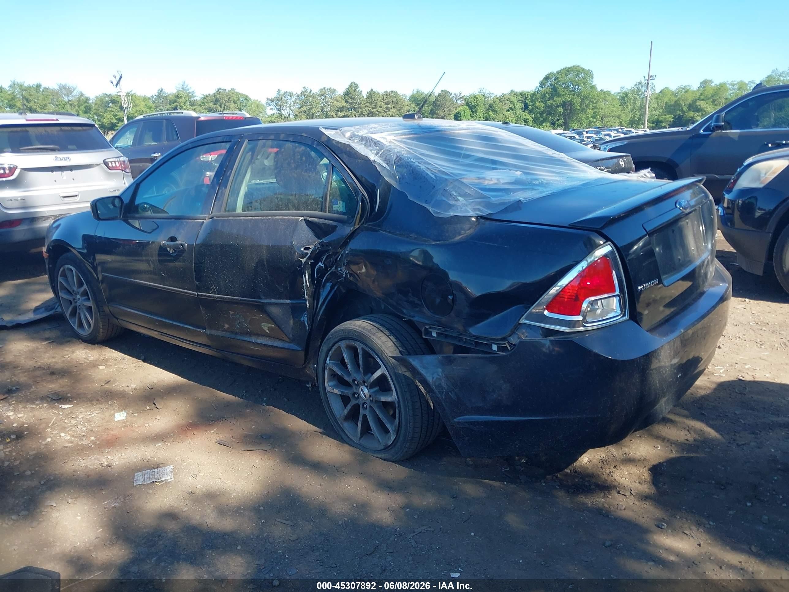 2009 Ford Fusion Se Black vin: 3FAHP07Z39R197803