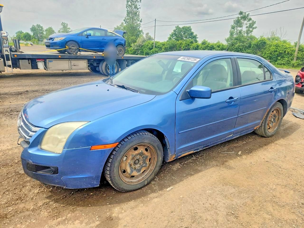 2009 Ford Fusion Se Blue vin: 3FAHP07Z39R202255