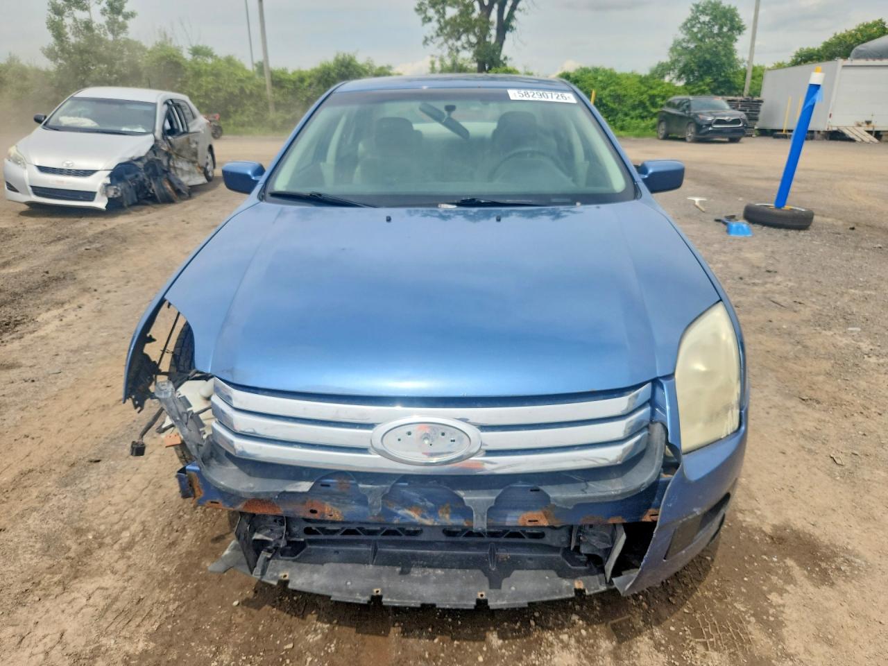 2009 Ford Fusion Se Blue vin: 3FAHP07Z39R202255