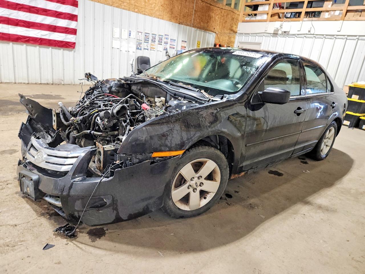 2009 Ford Fusion Se Black vin: 3FAHP07Z39R215006