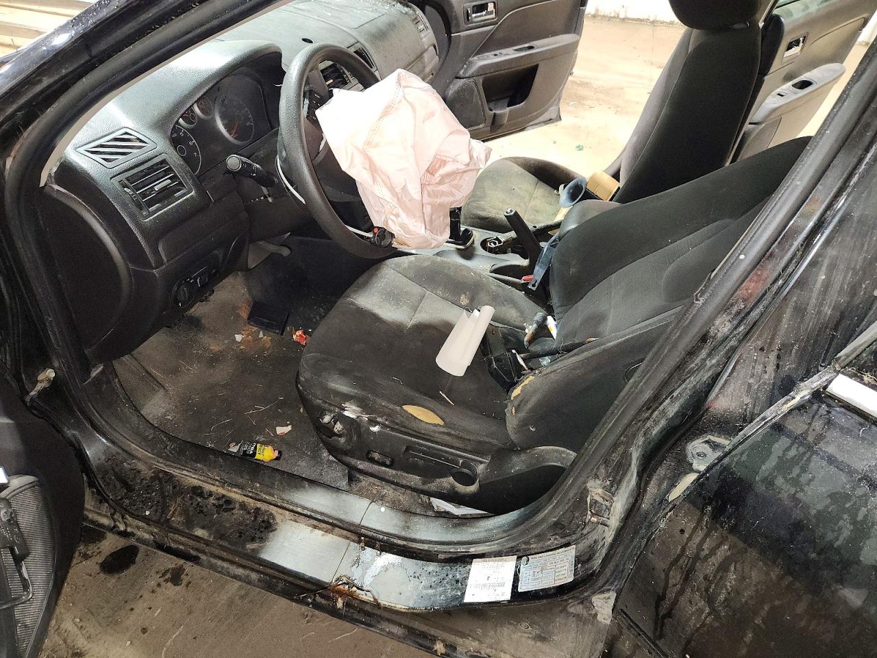 2009 Ford Fusion Se Black vin: 3FAHP07Z39R215006