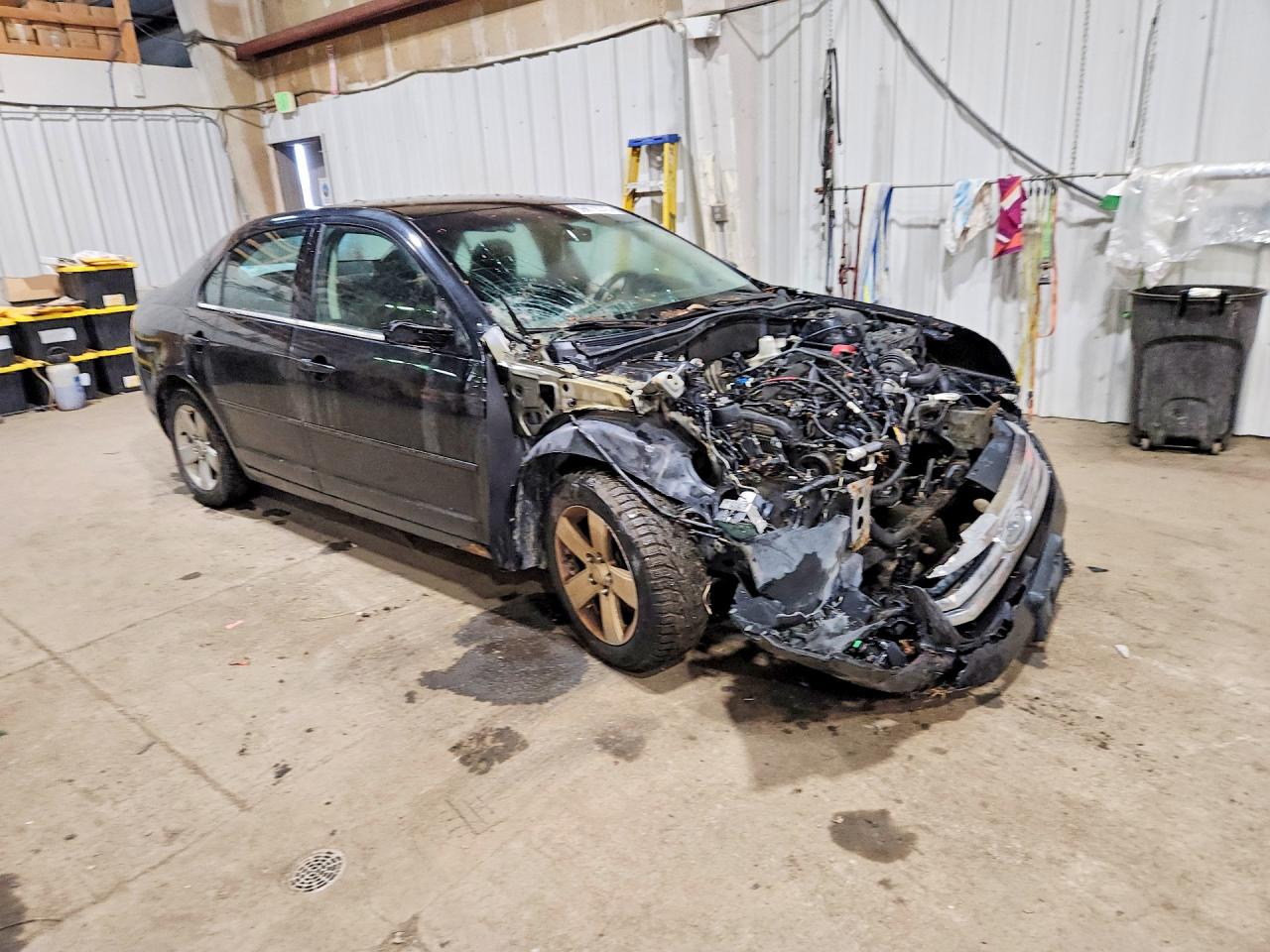 2009 Ford Fusion Se Black vin: 3FAHP07Z39R215006