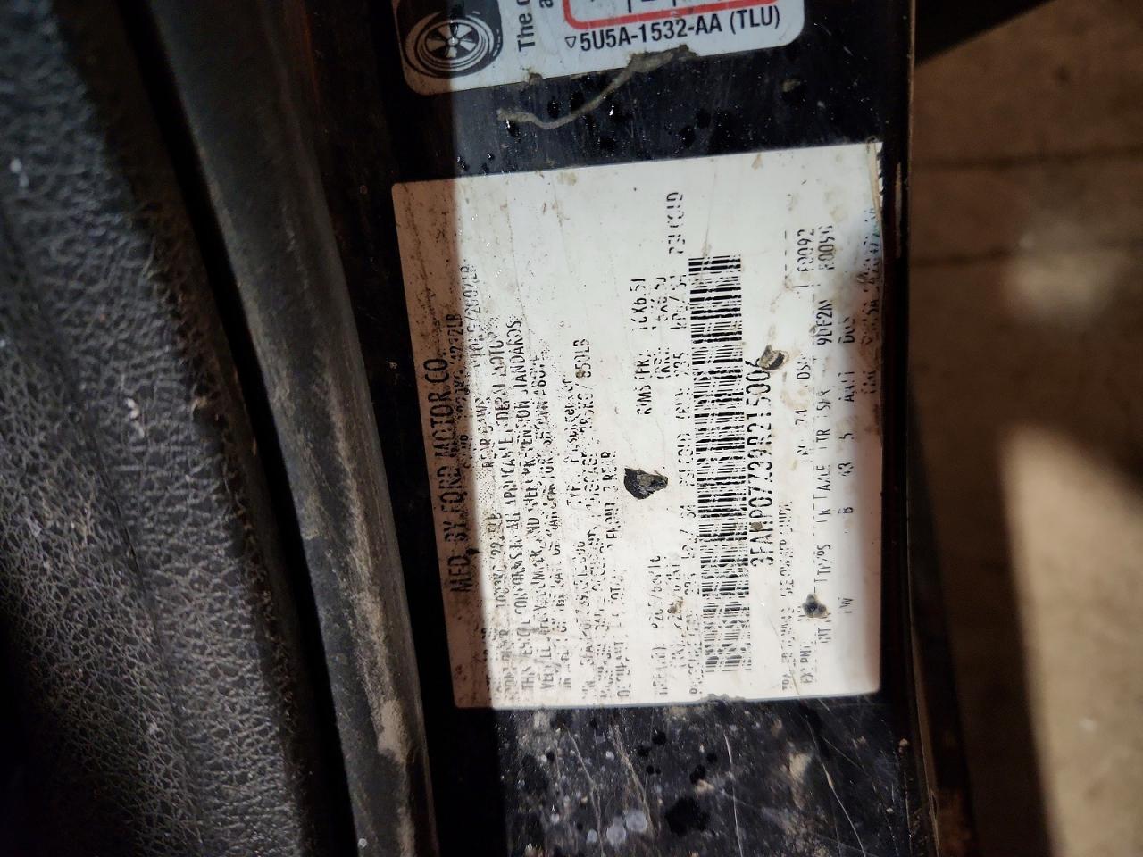 2009 Ford Fusion Se Black vin: 3FAHP07Z39R215006