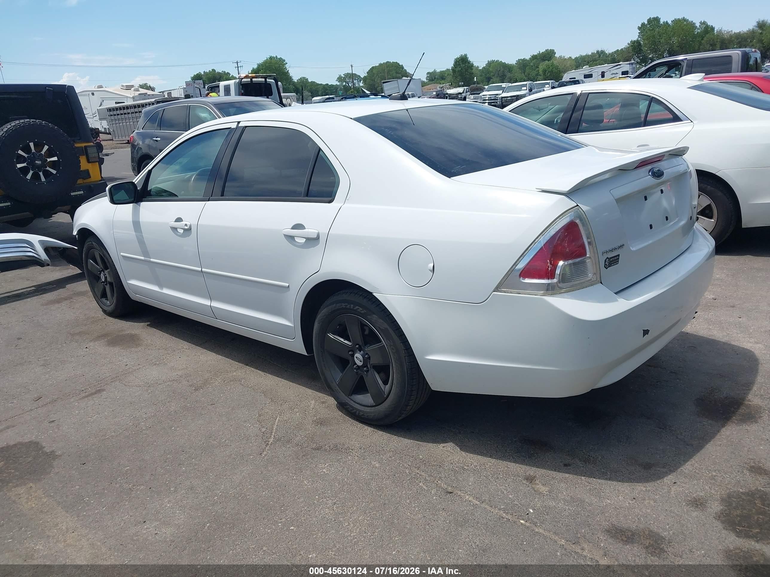 2007 Ford Fusion Se White vin: 3FAHP07Z47R211883