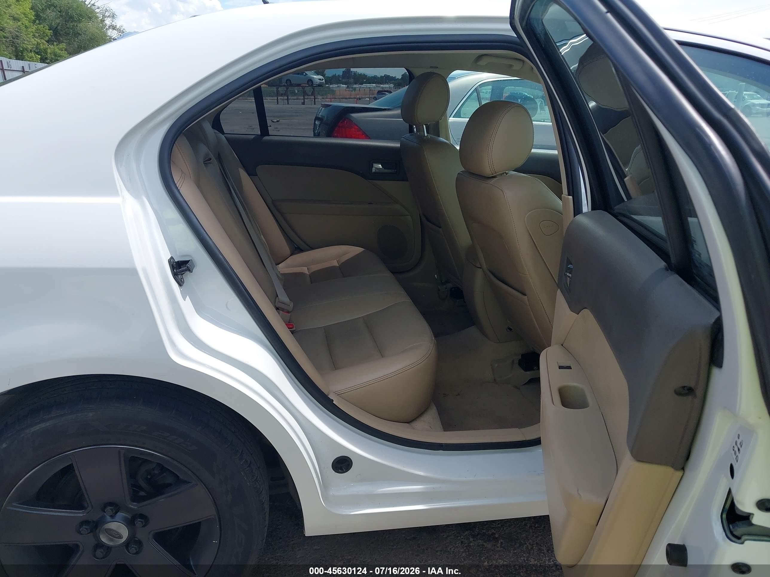 2007 Ford Fusion Se White vin: 3FAHP07Z47R211883