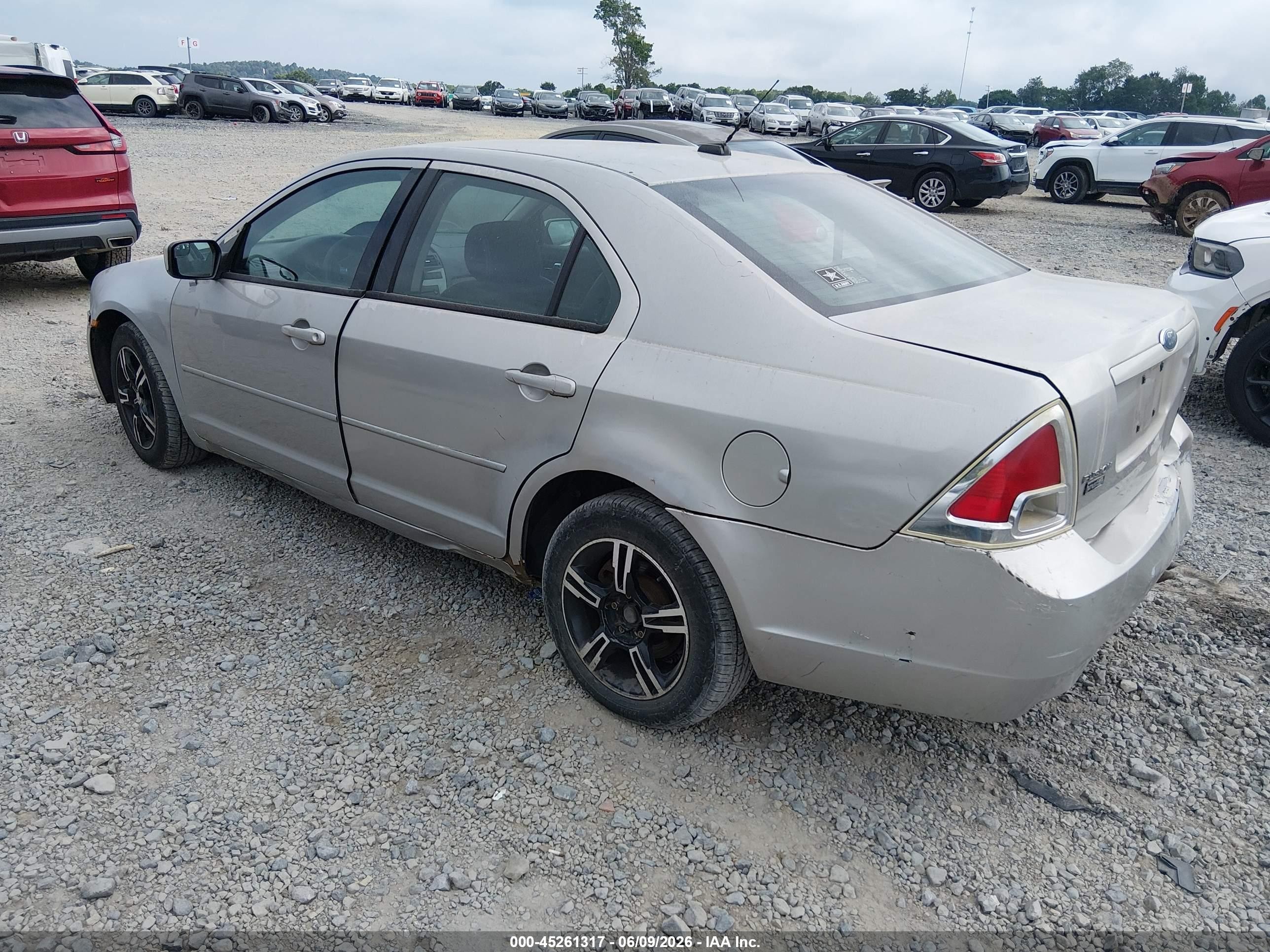 2007 Ford Fusion Se Silver vin: 3FAHP07Z47R242390
