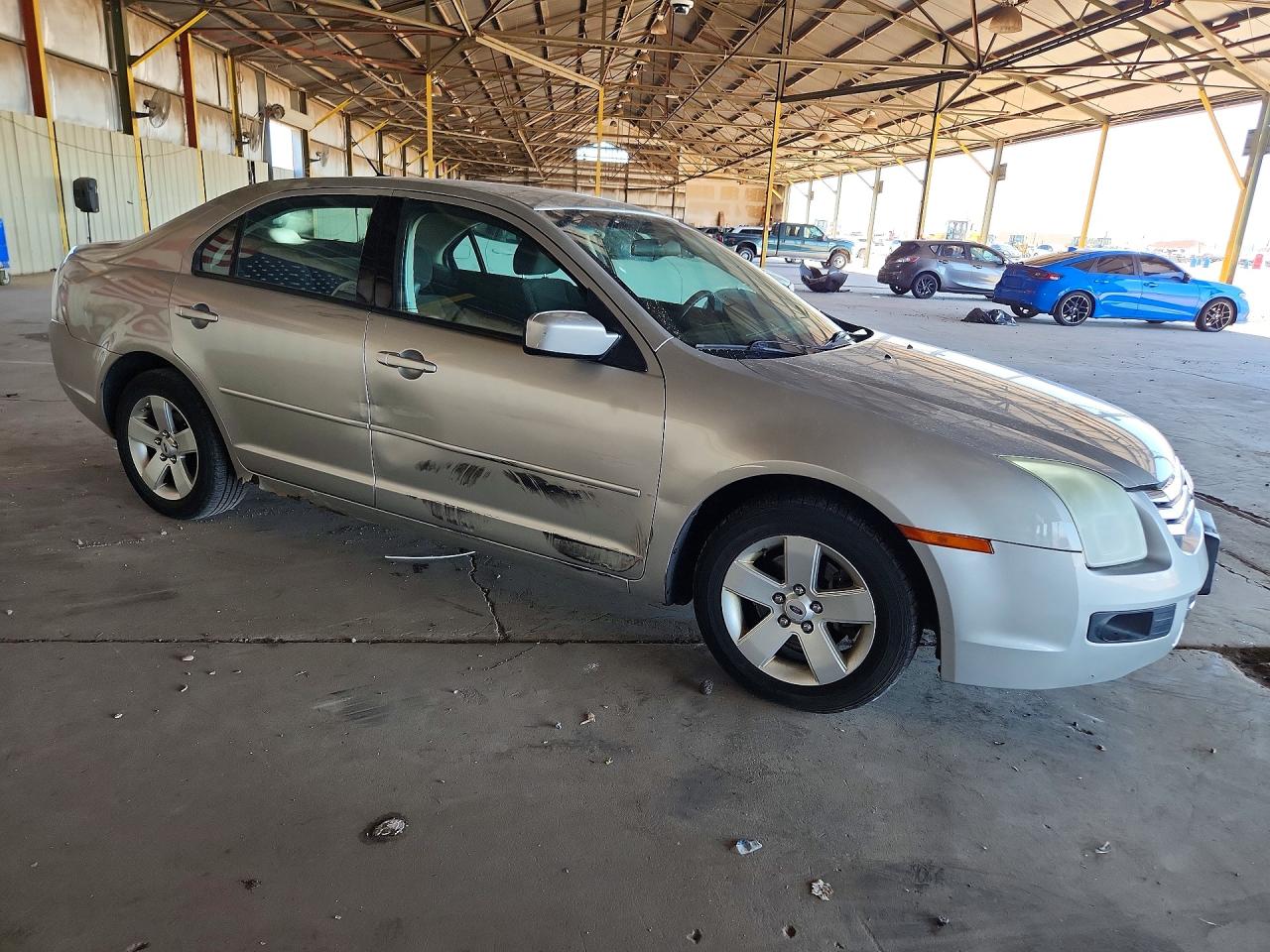 2008 Ford Fusion Se Silver vin: 3FAHP07Z48R169667