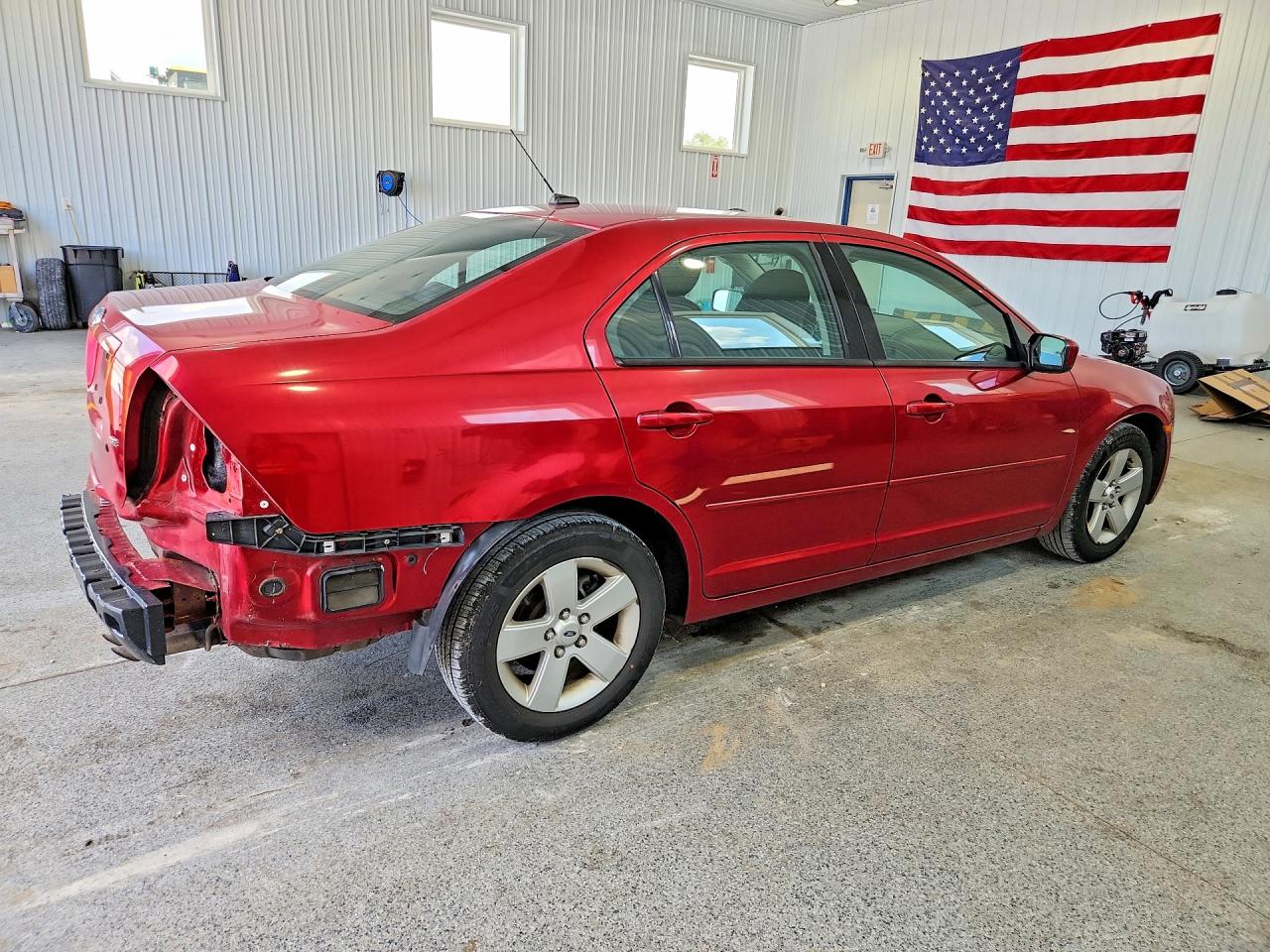 2009 Ford Fusion Se Red vin: 3FAHP07Z49R102410