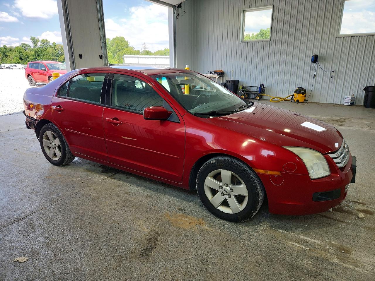 2009 Ford Fusion Se Red vin: 3FAHP07Z49R102410