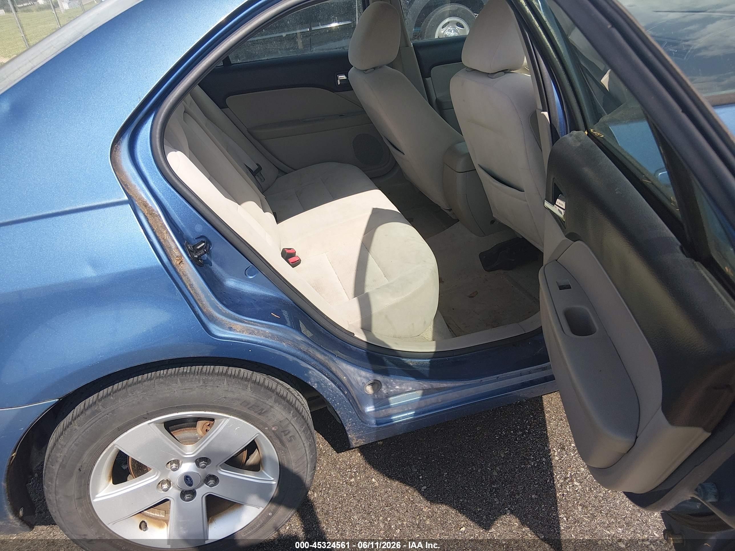 2009 Ford Fusion Se Blue vin: 3FAHP07Z49R120843