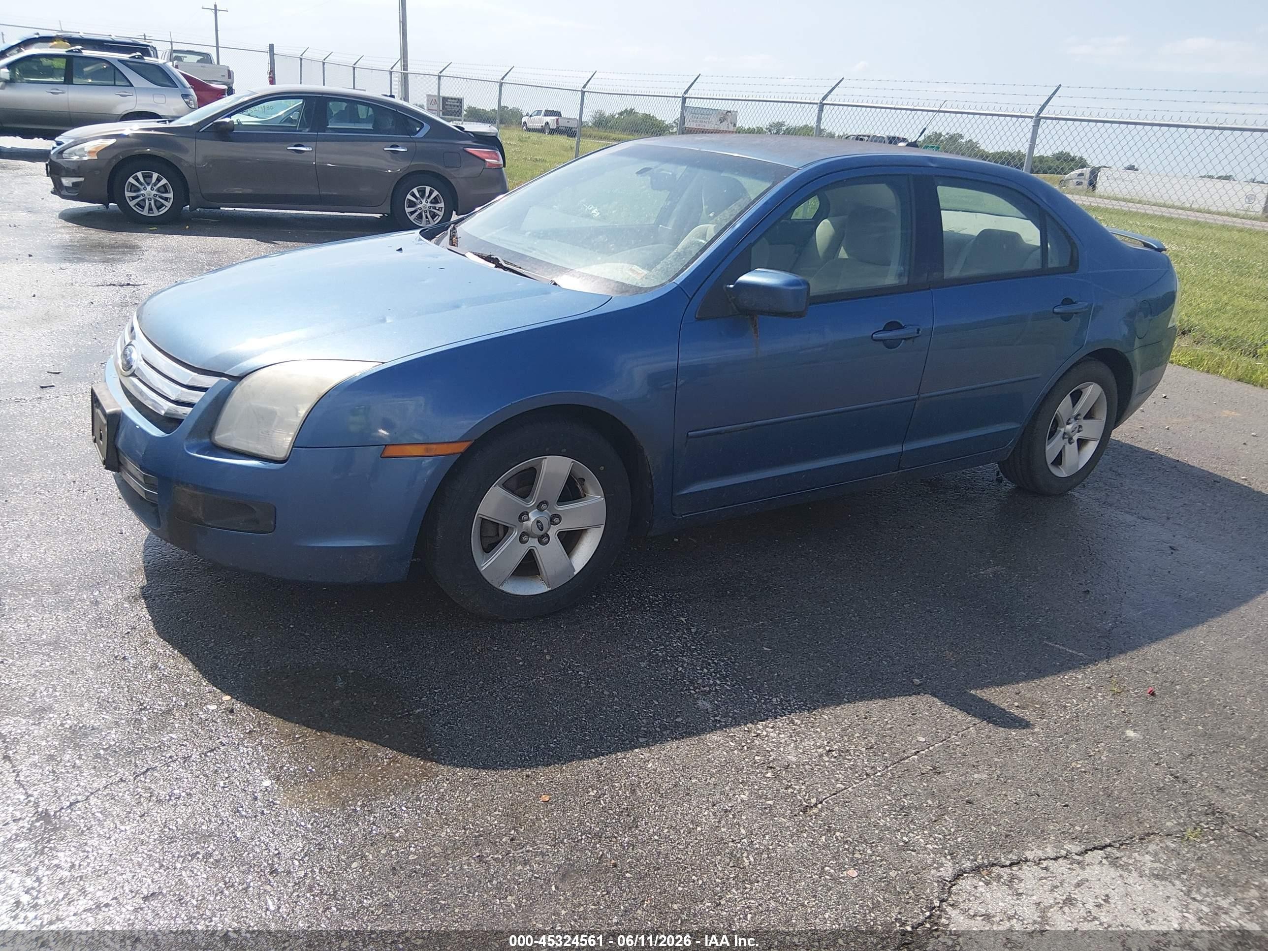 2009 Ford Fusion Se Blue vin: 3FAHP07Z49R120843