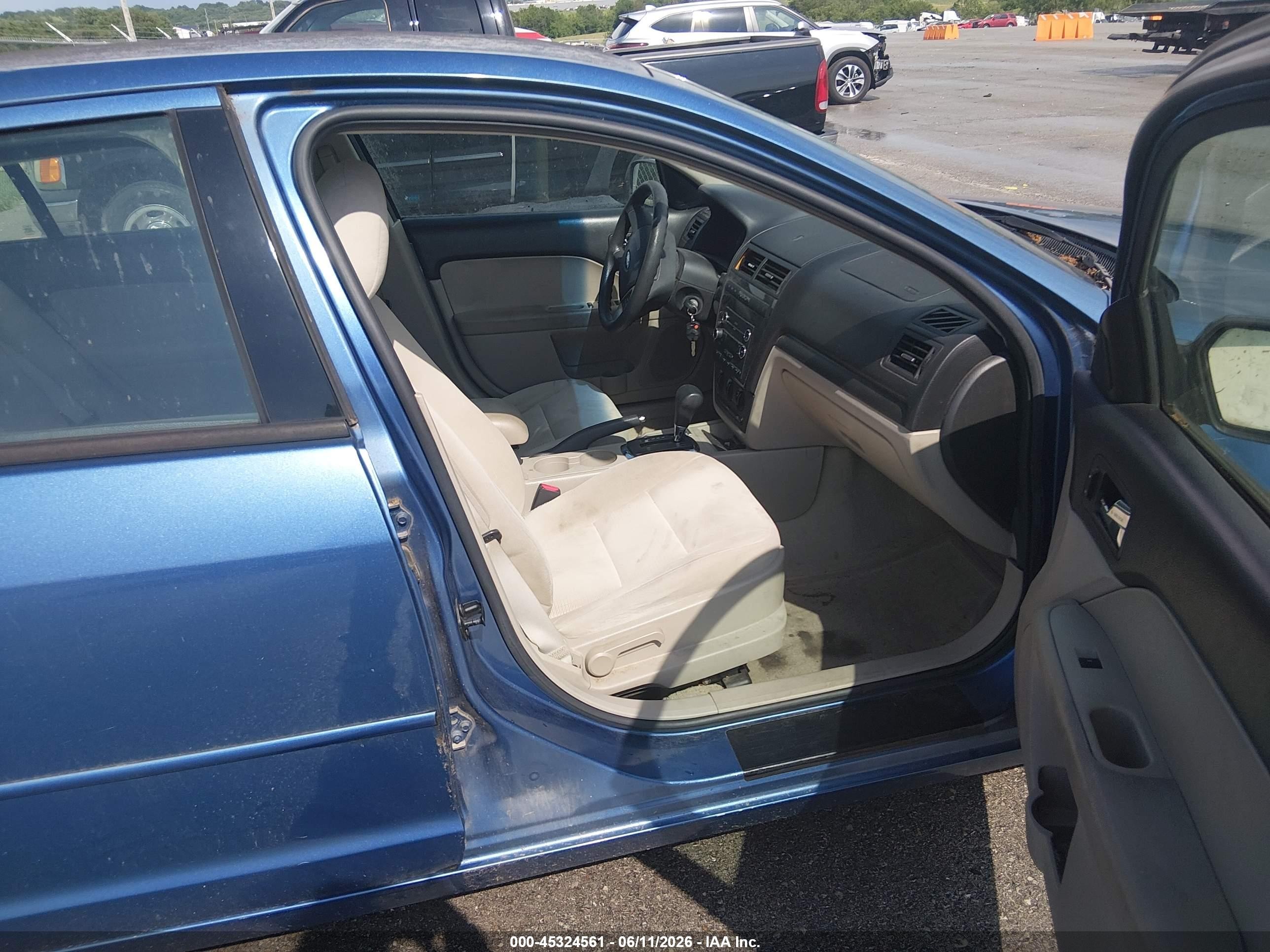 2009 Ford Fusion Se Blue vin: 3FAHP07Z49R120843