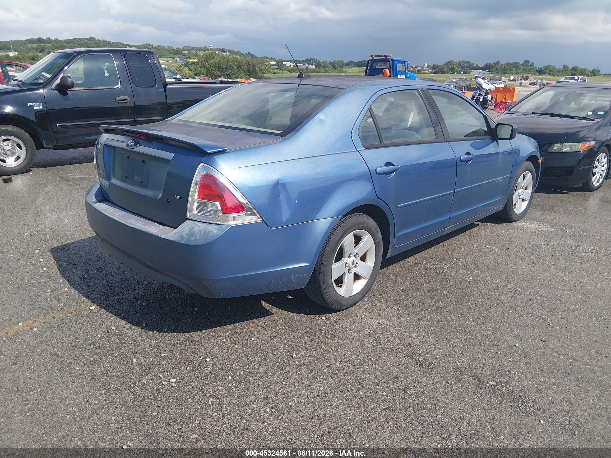 2009 Ford Fusion Se Blue vin: 3FAHP07Z49R120843