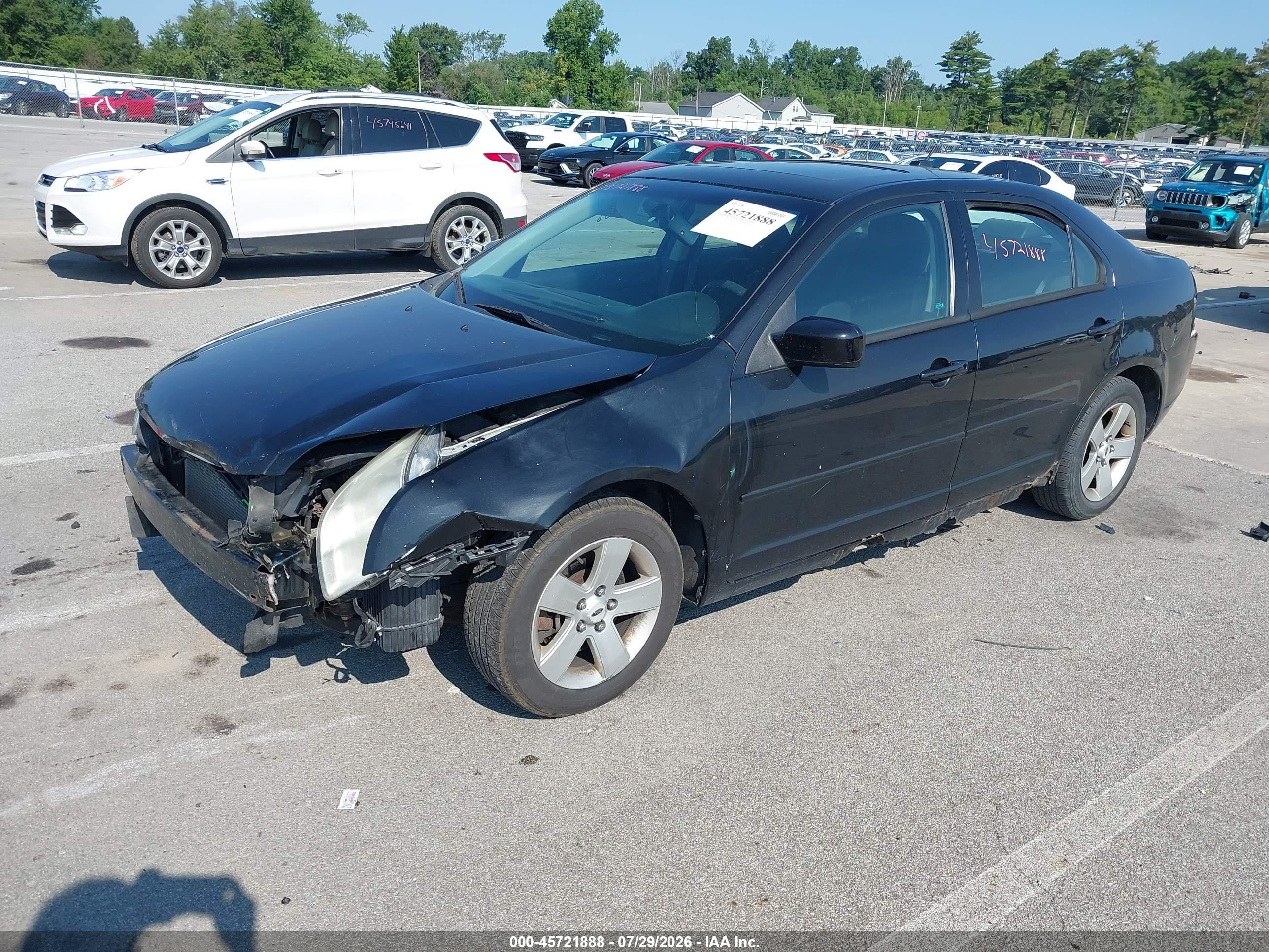 2009 Ford Fusion Se Black vin: 3FAHP07Z49R161540