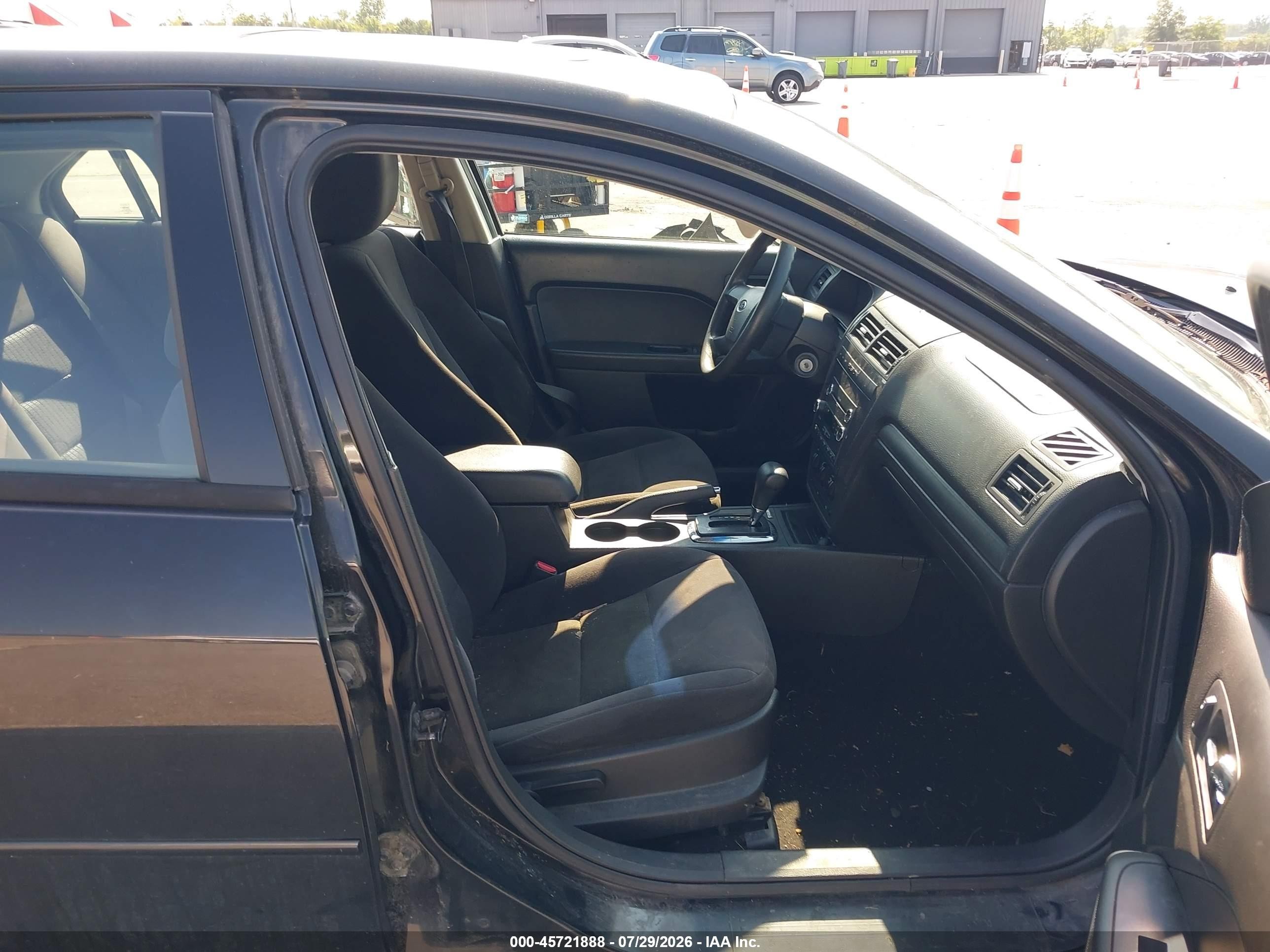 2009 Ford Fusion Se Black vin: 3FAHP07Z49R161540