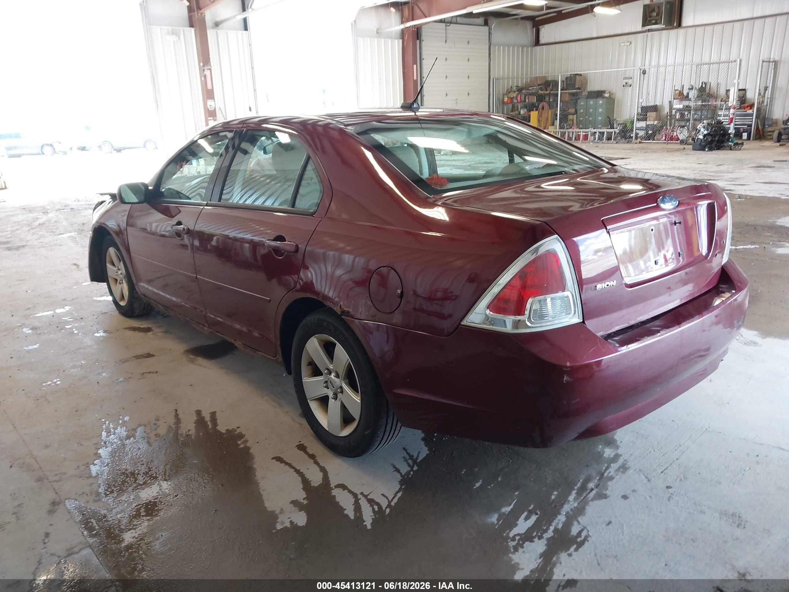 2007 Ford Fusion Se Red vin: 3FAHP07Z57R155114