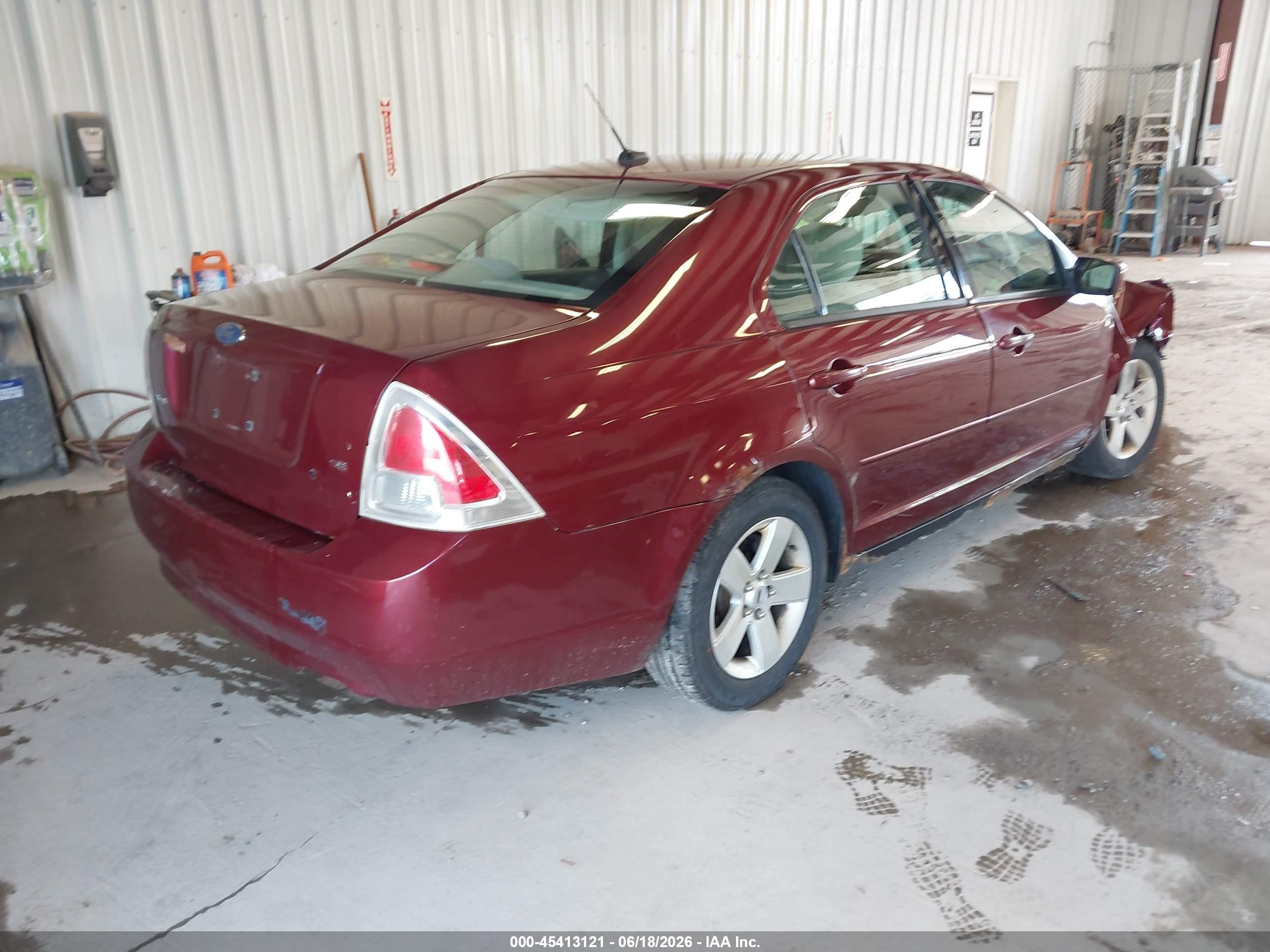2007 Ford Fusion Se Red vin: 3FAHP07Z57R155114