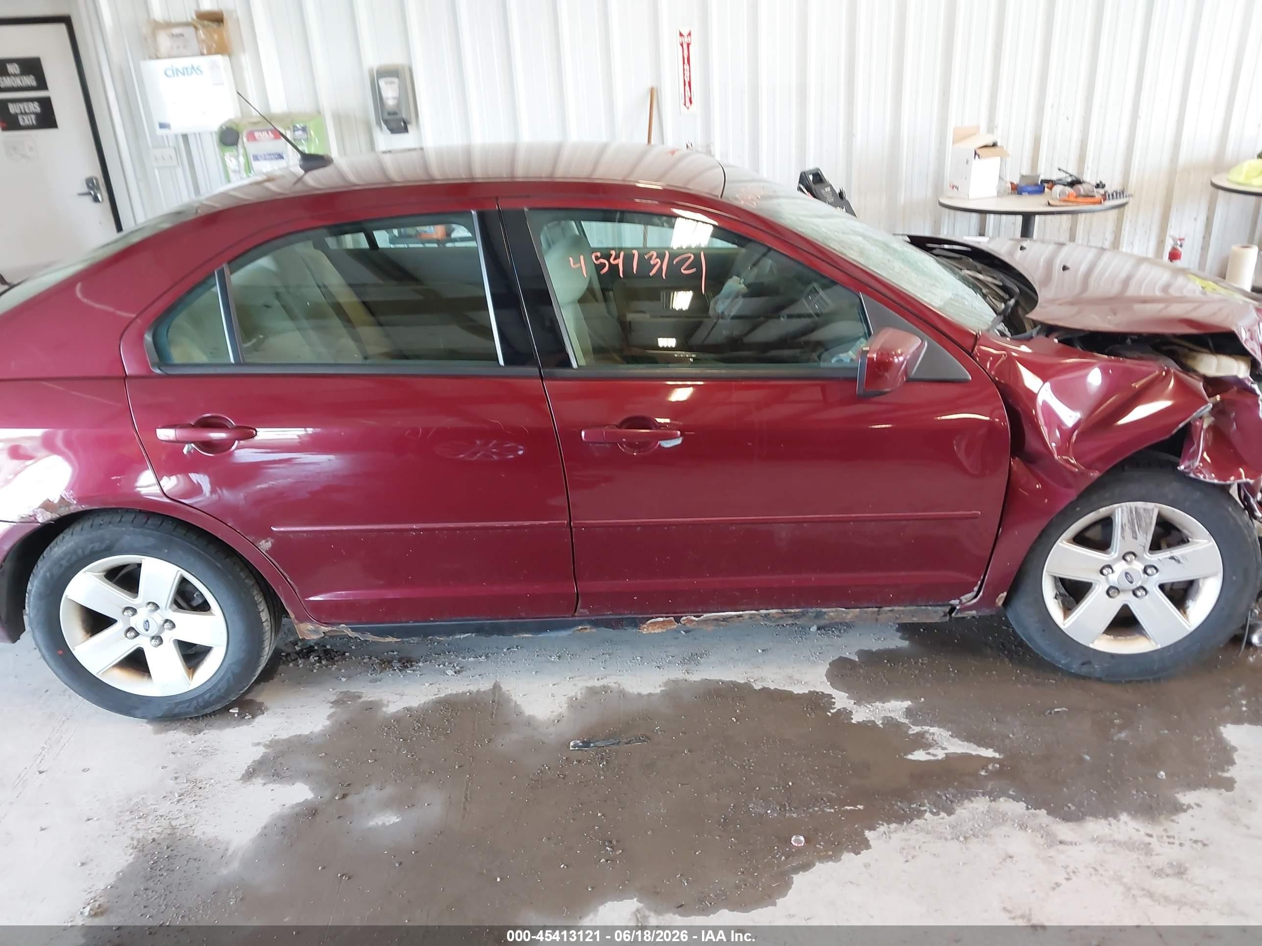 2007 Ford Fusion Se Red vin: 3FAHP07Z57R155114
