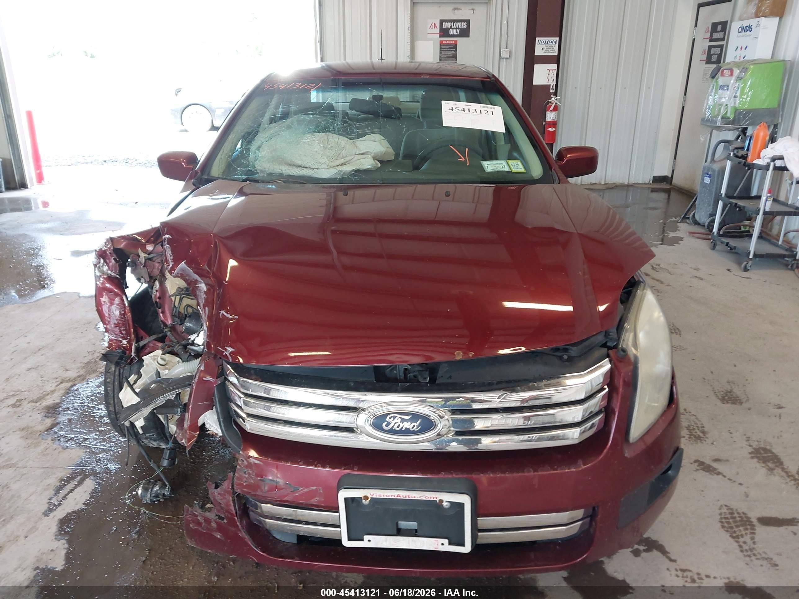 2007 Ford Fusion Se Red vin: 3FAHP07Z57R155114