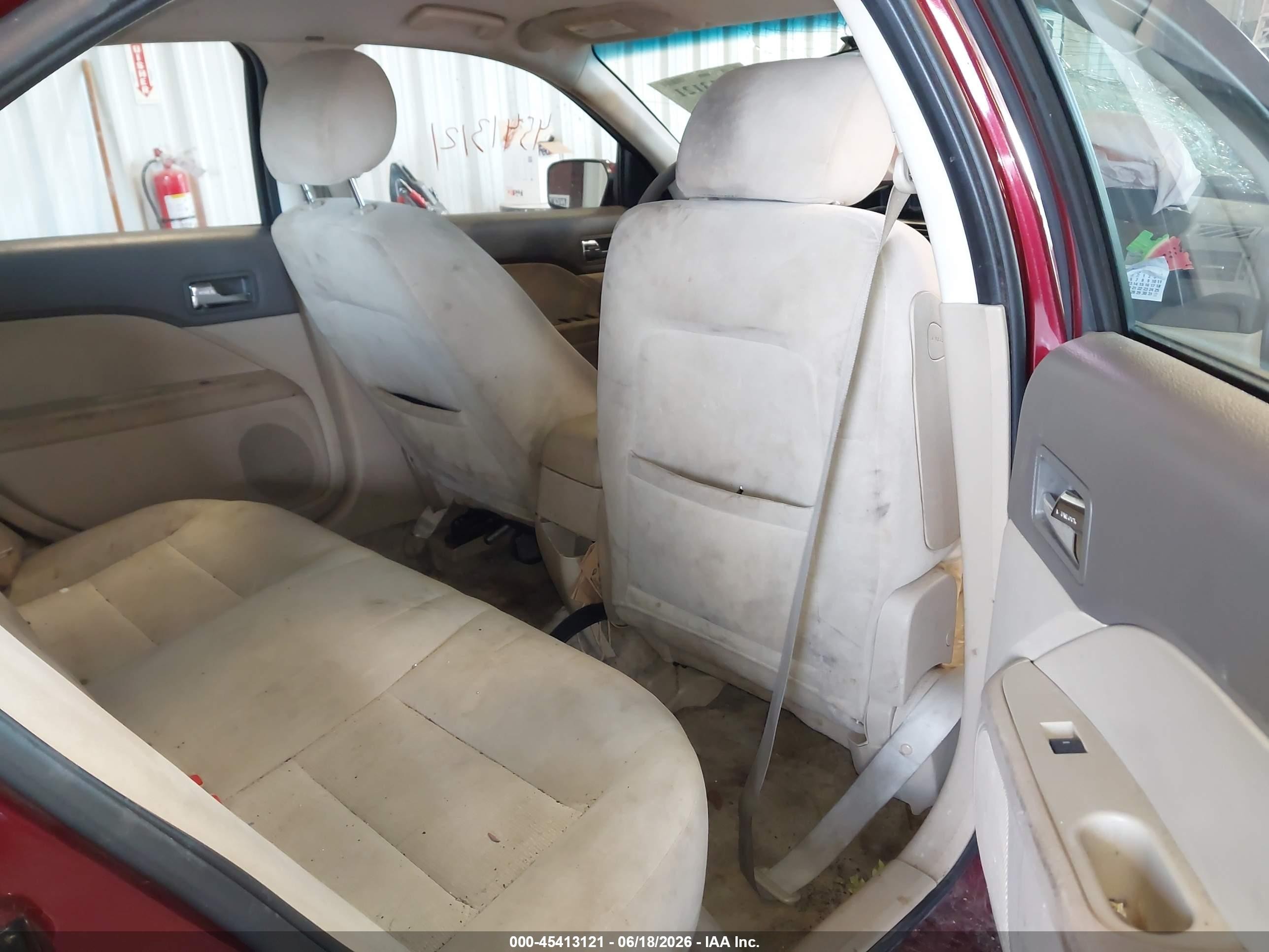 2007 Ford Fusion Se Red vin: 3FAHP07Z57R155114