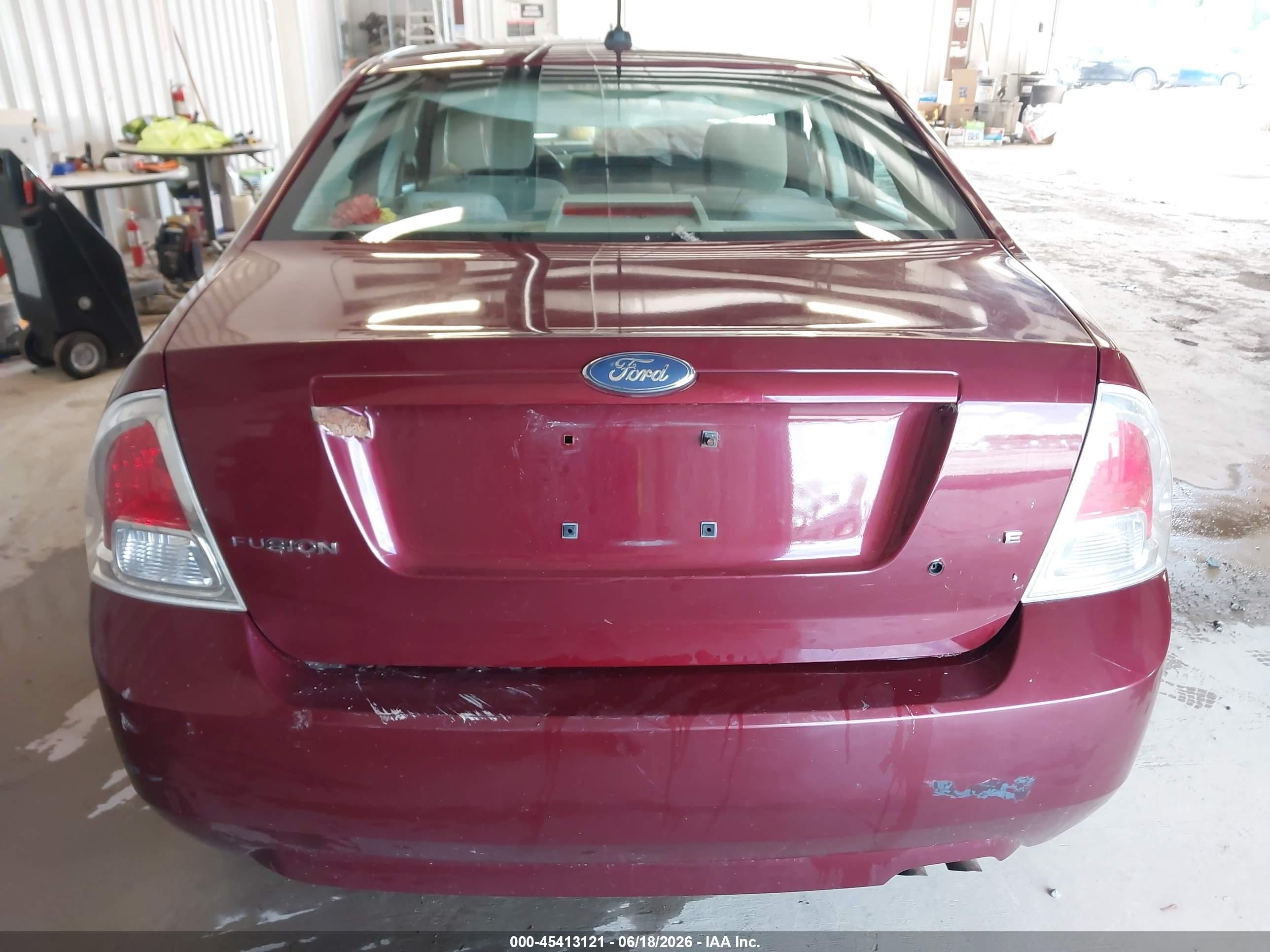 2007 Ford Fusion Se Red vin: 3FAHP07Z57R155114