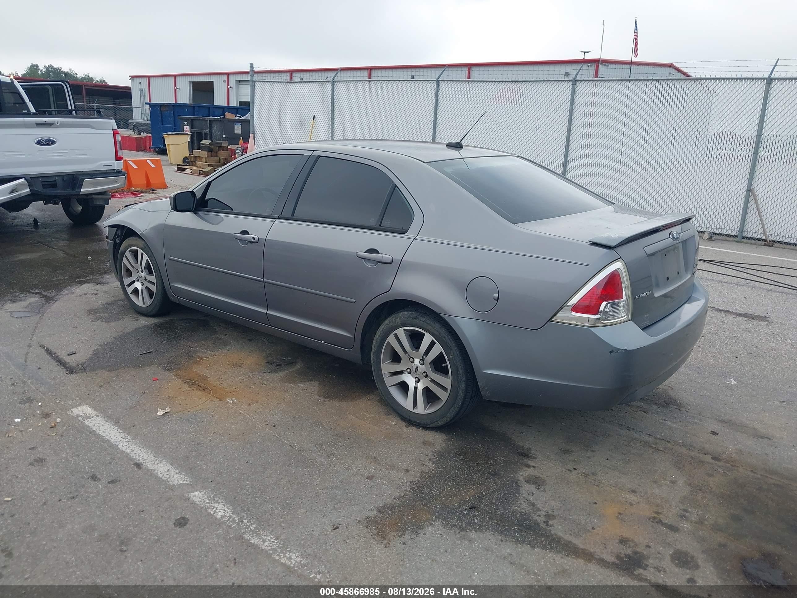 2007 Ford Fusion Se Gray vin: 3FAHP07Z57R167361