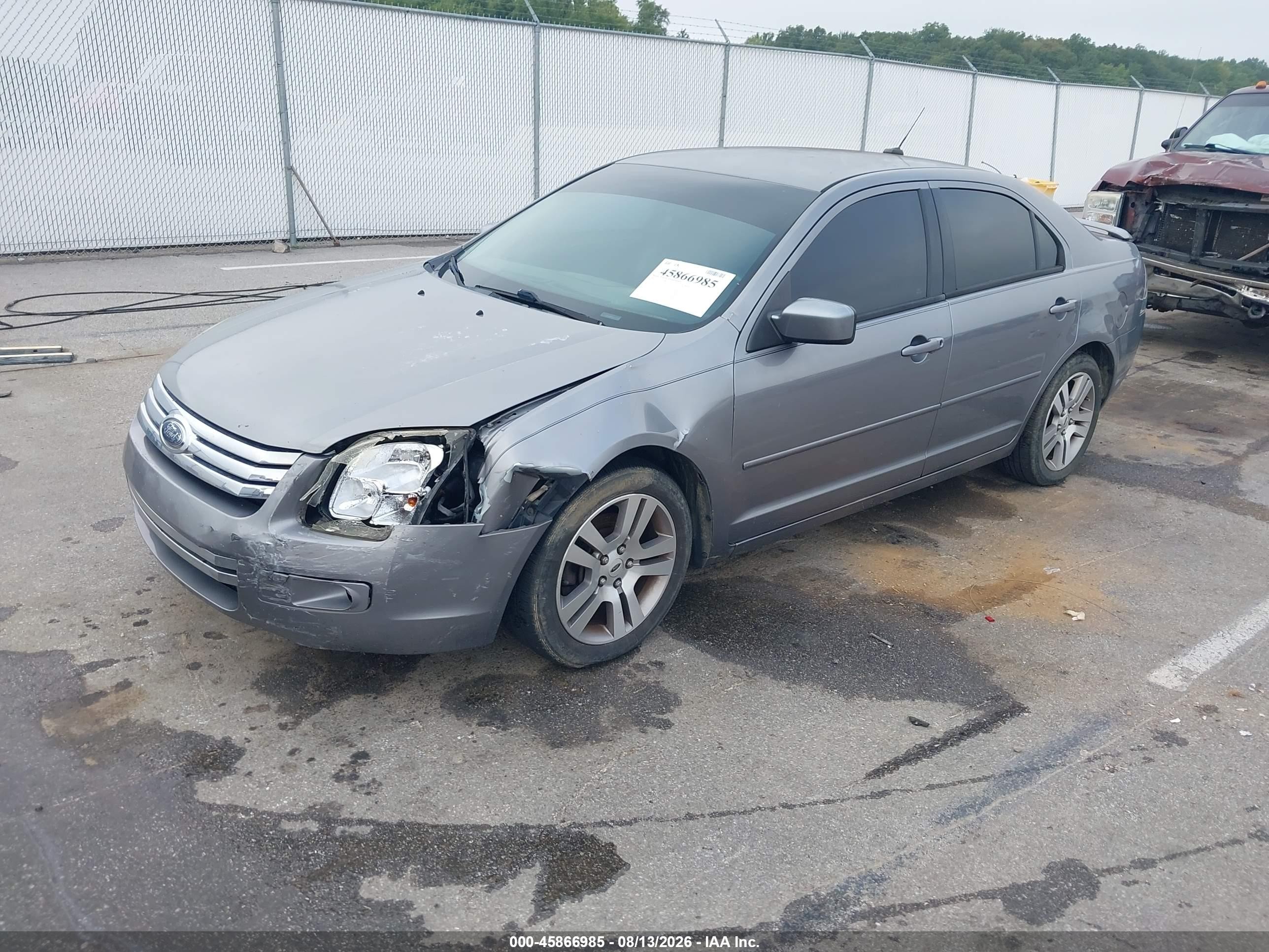 2007 Ford Fusion Se Gray vin: 3FAHP07Z57R167361