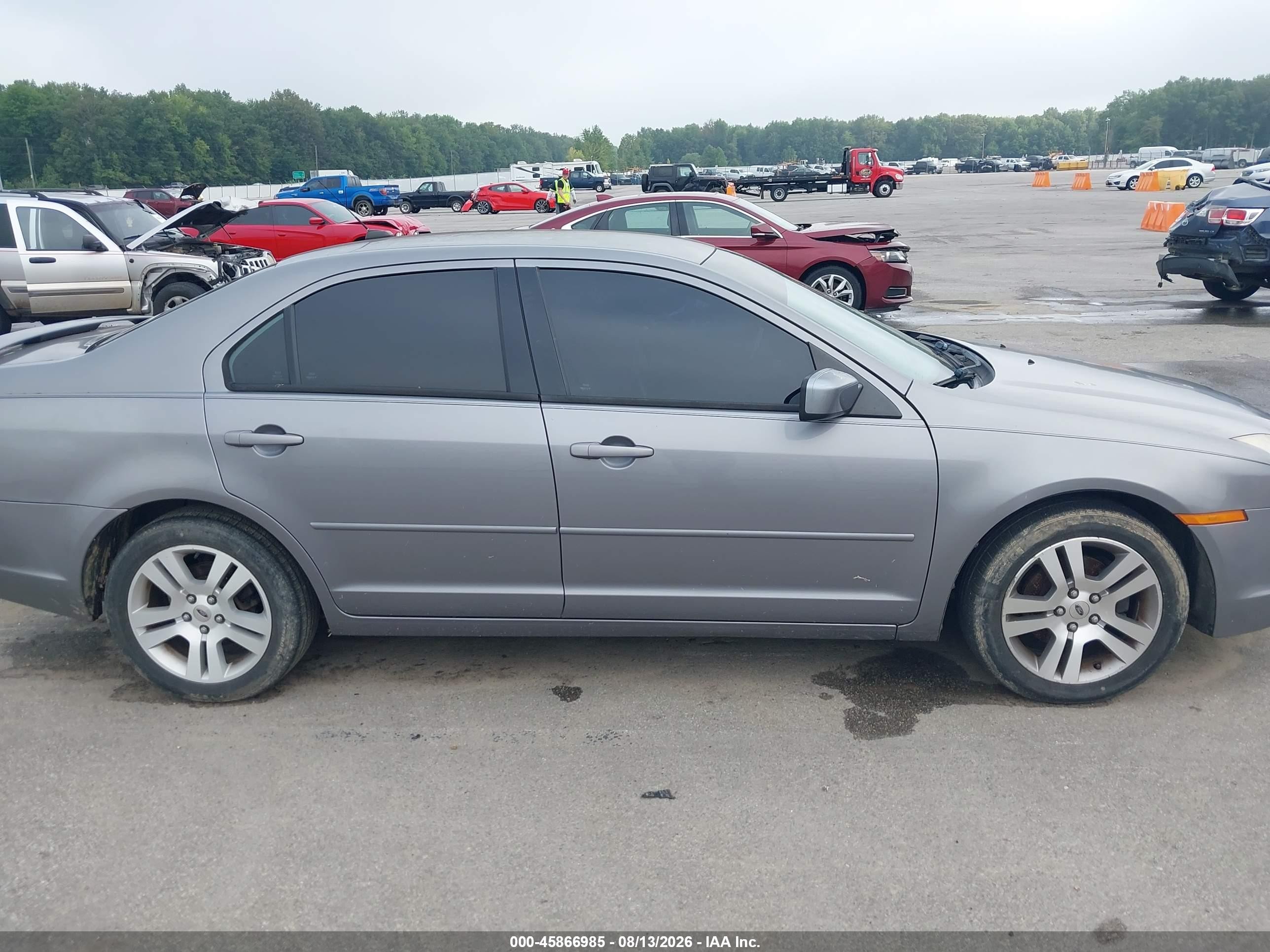 2007 Ford Fusion Se Gray vin: 3FAHP07Z57R167361