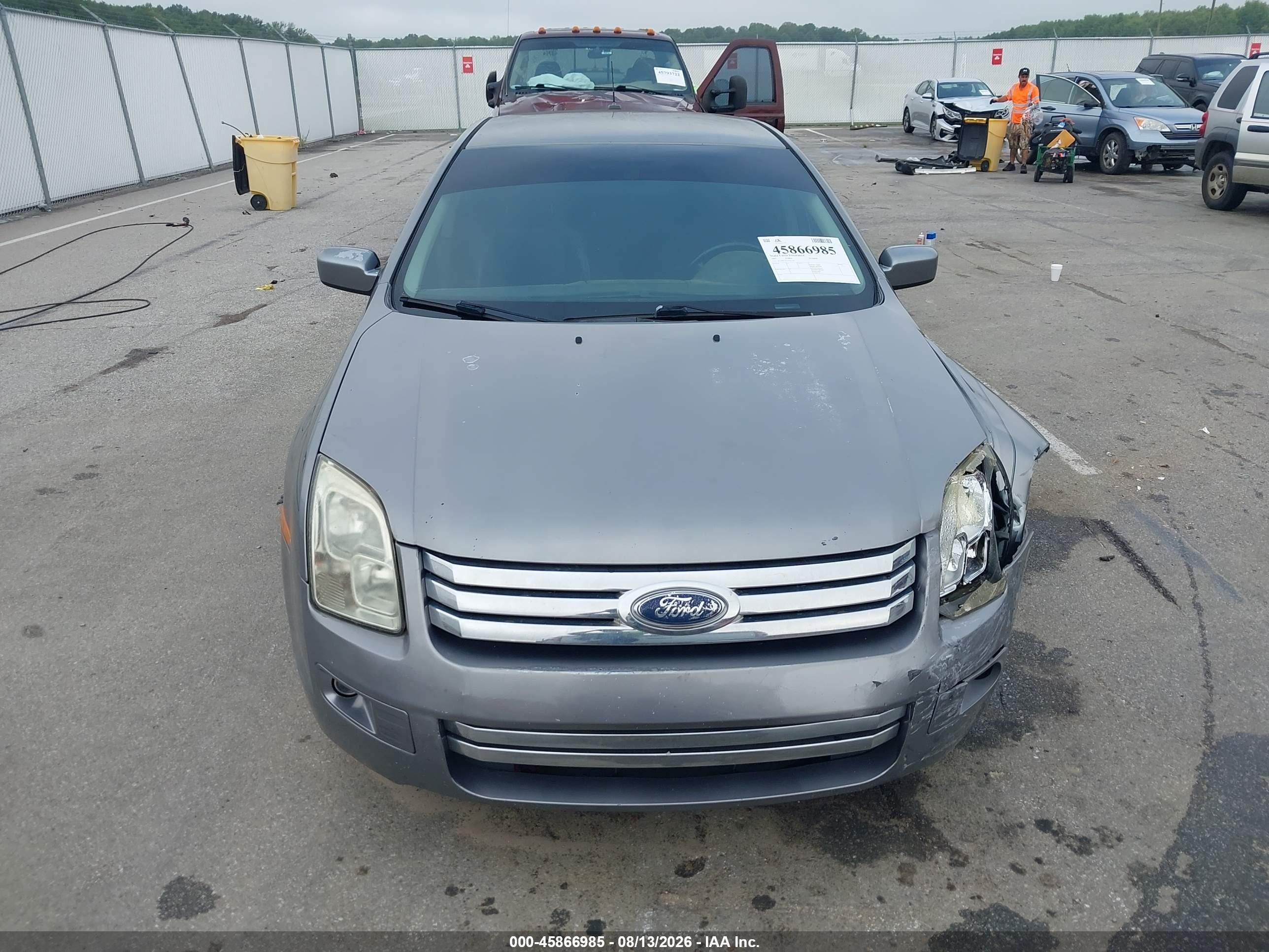 2007 Ford Fusion Se Gray vin: 3FAHP07Z57R167361