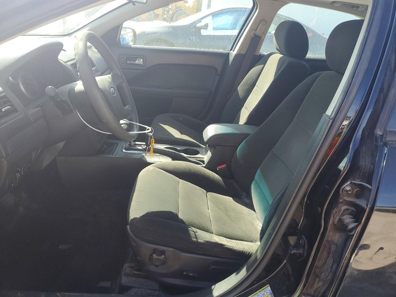 2007 Ford Fusion Se Black vin: 3FAHP07Z57R227364