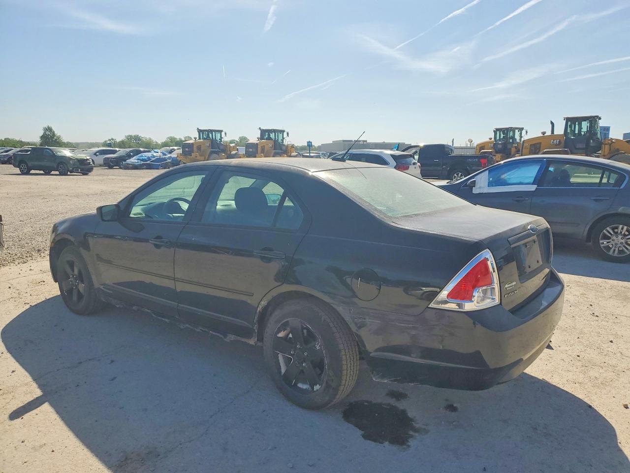 2007 Ford Fusion Se Black vin: 3FAHP07Z57R227364
