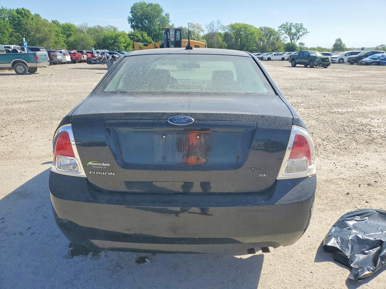 2007 Ford Fusion Se Black vin: 3FAHP07Z57R227364