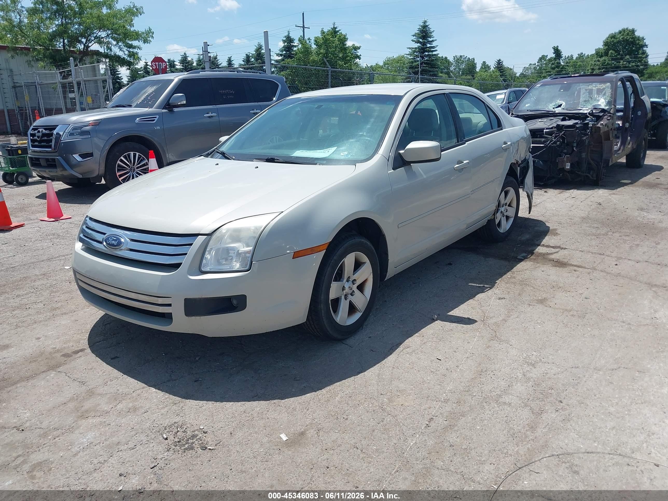 2008 Ford Fusion Se Champagne vin: 3FAHP07Z58R113253