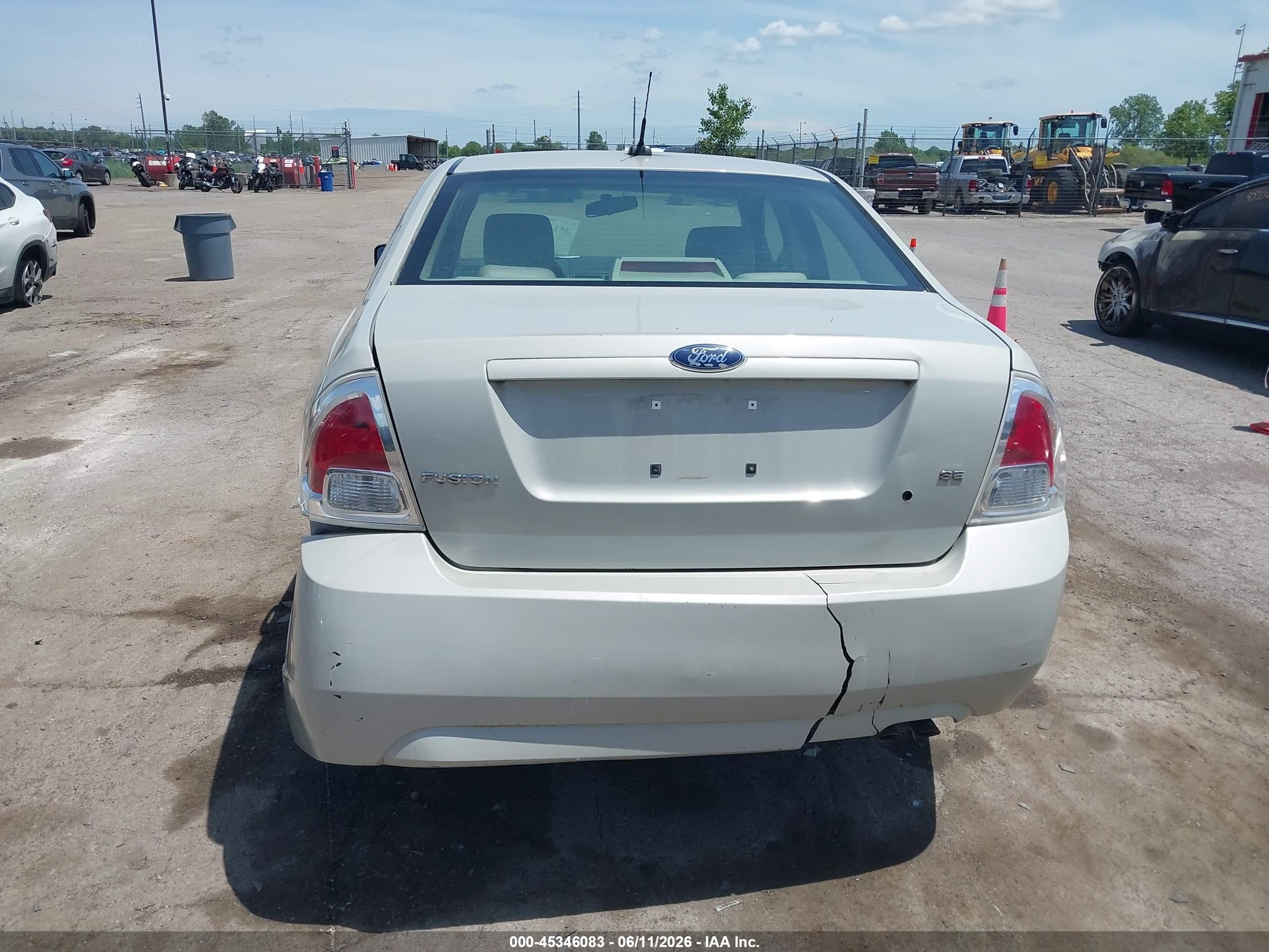 2008 Ford Fusion Se Champagne vin: 3FAHP07Z58R113253