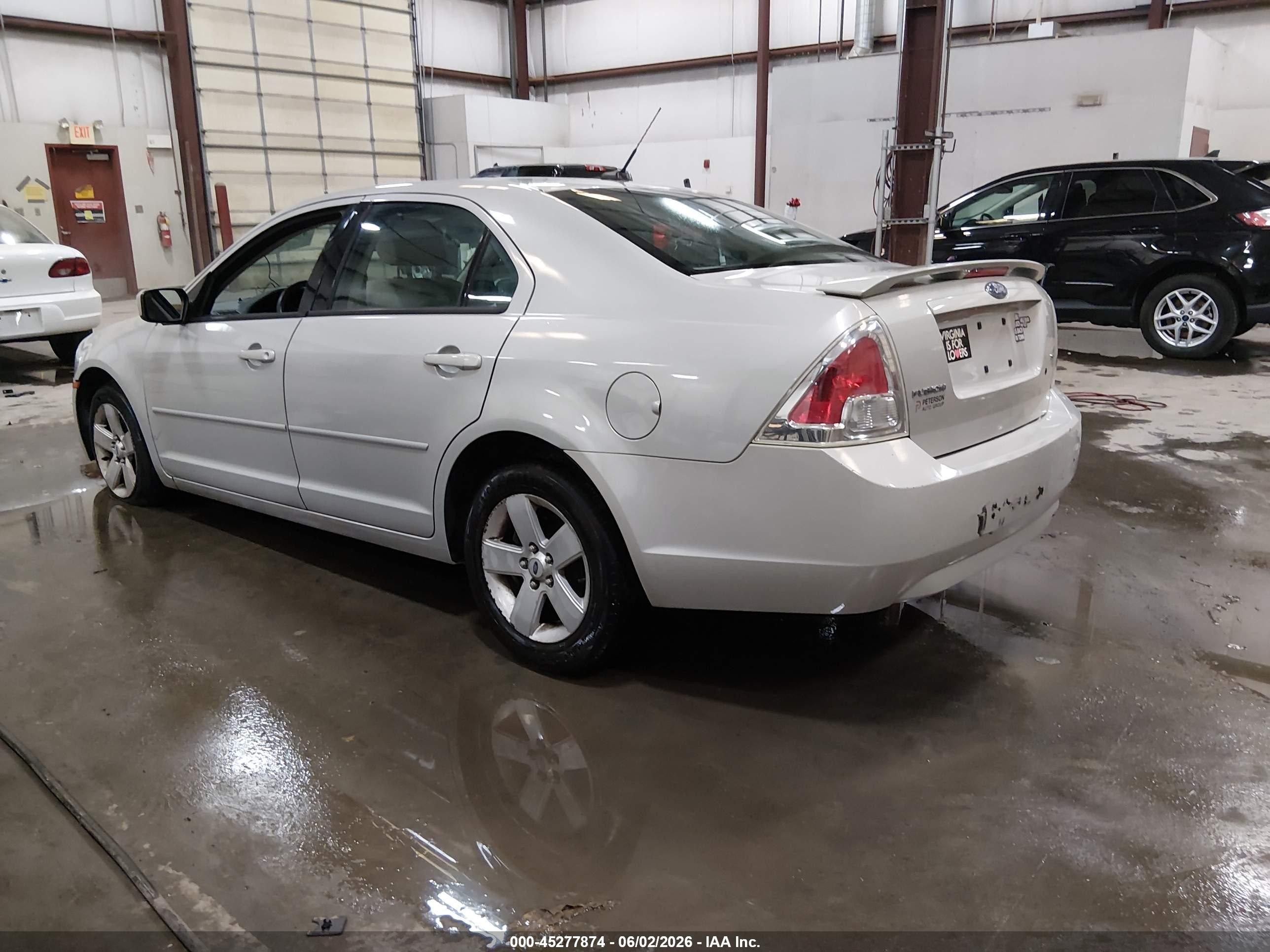 2008 Ford Fusion Se Silver vin: 3FAHP07Z58R174716