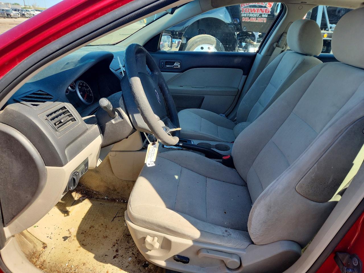 2008 Ford Fusion Se Red vin: 3FAHP07Z58R190298