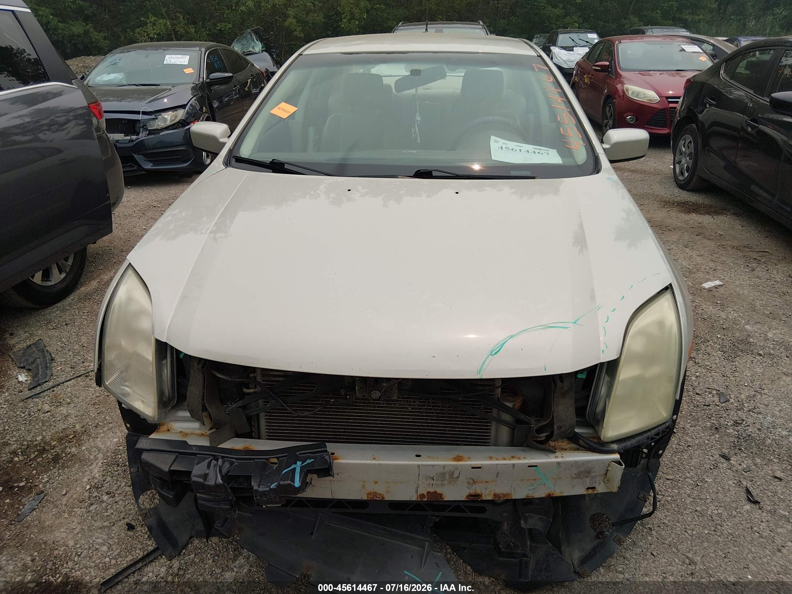 2008 Ford Fusion Se White vin: 3FAHP07Z58R221811