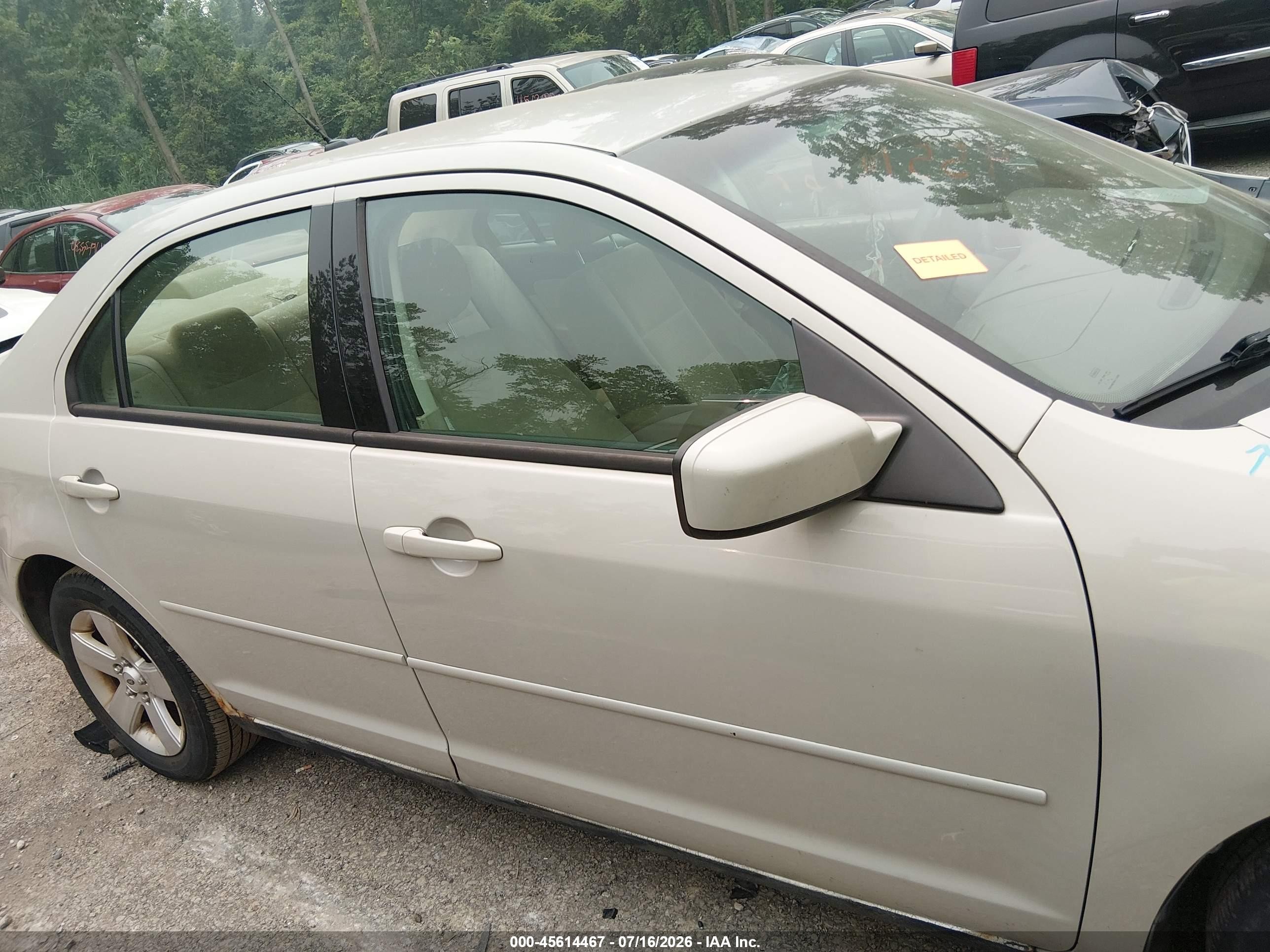 2008 Ford Fusion Se White vin: 3FAHP07Z58R221811