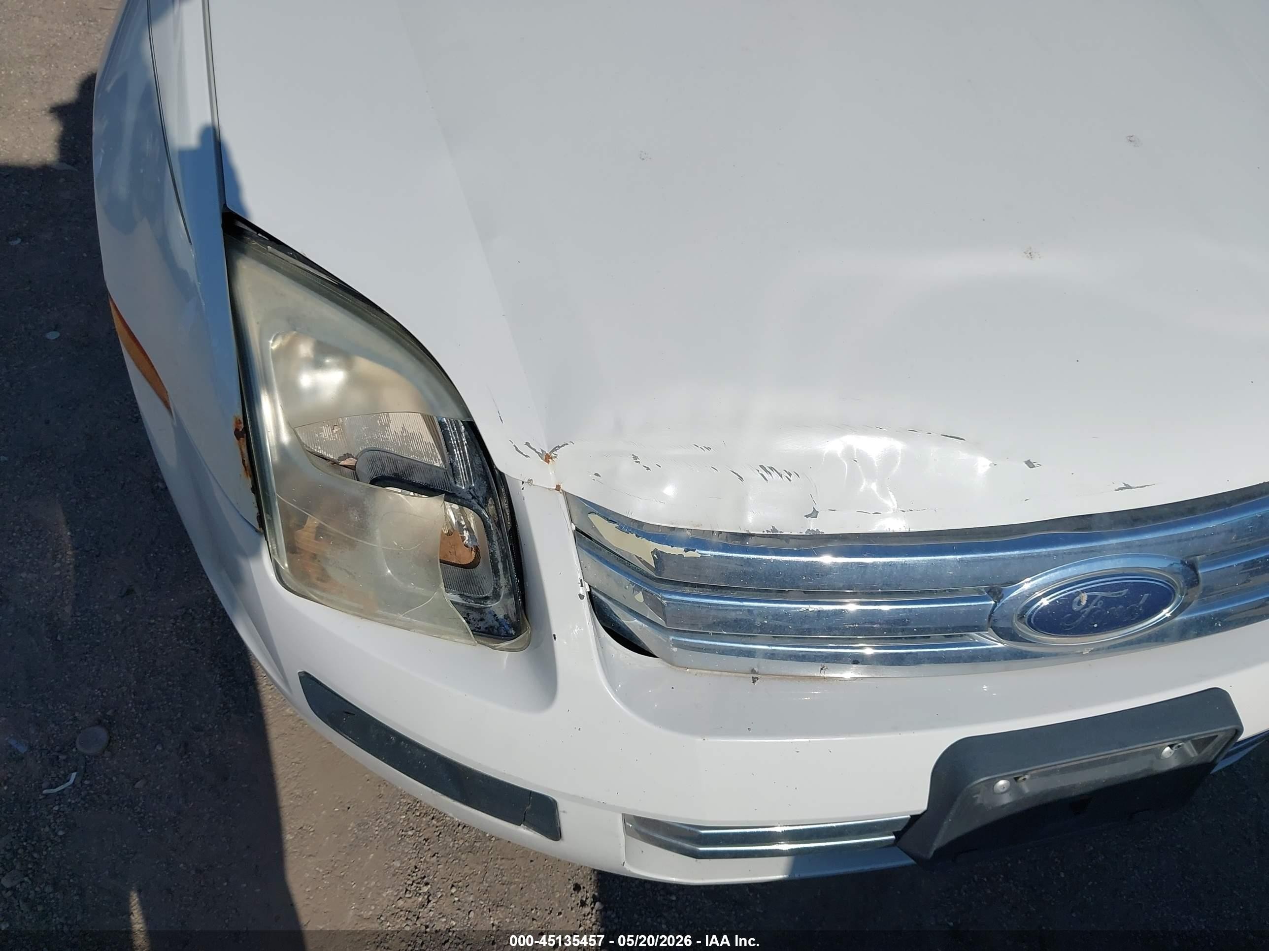 2008 Ford Fusion Se Белый vin: 3FAHP07Z58R228239